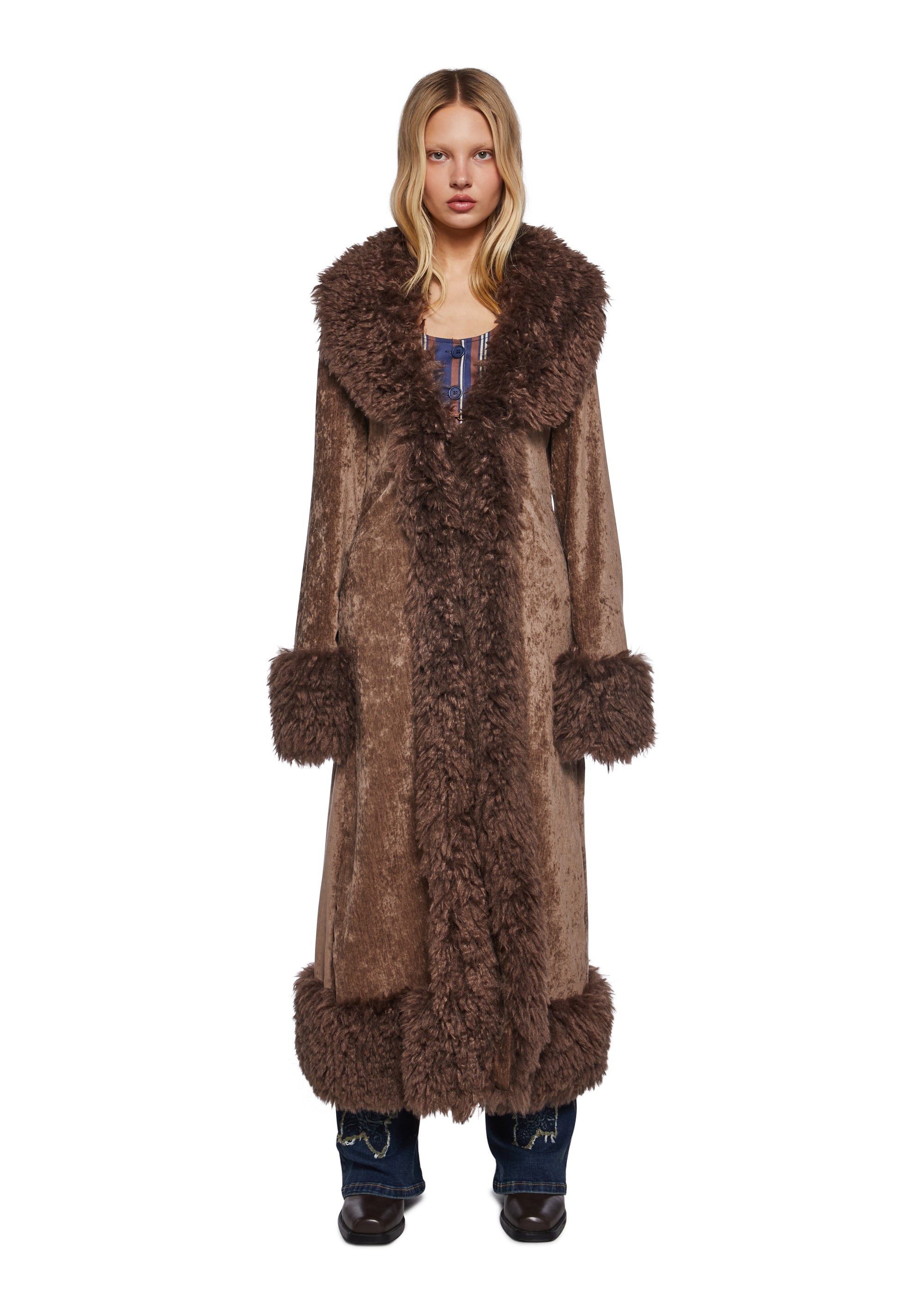 Bohemian Tourist Velvet Duster