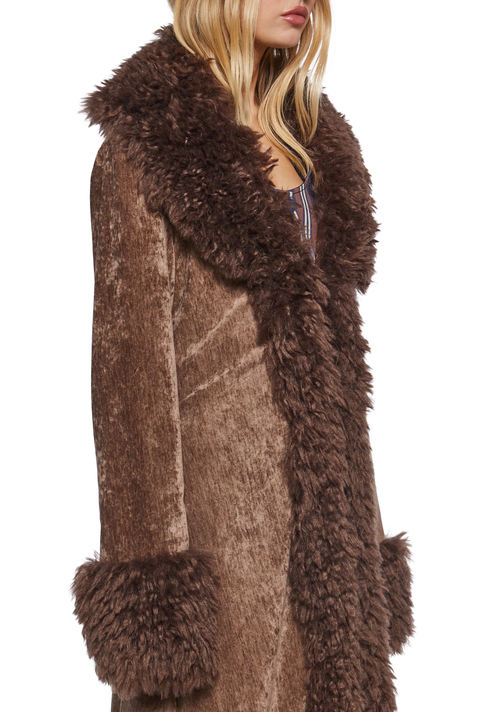 Bohemian Tourist Velvet Duster - alternate