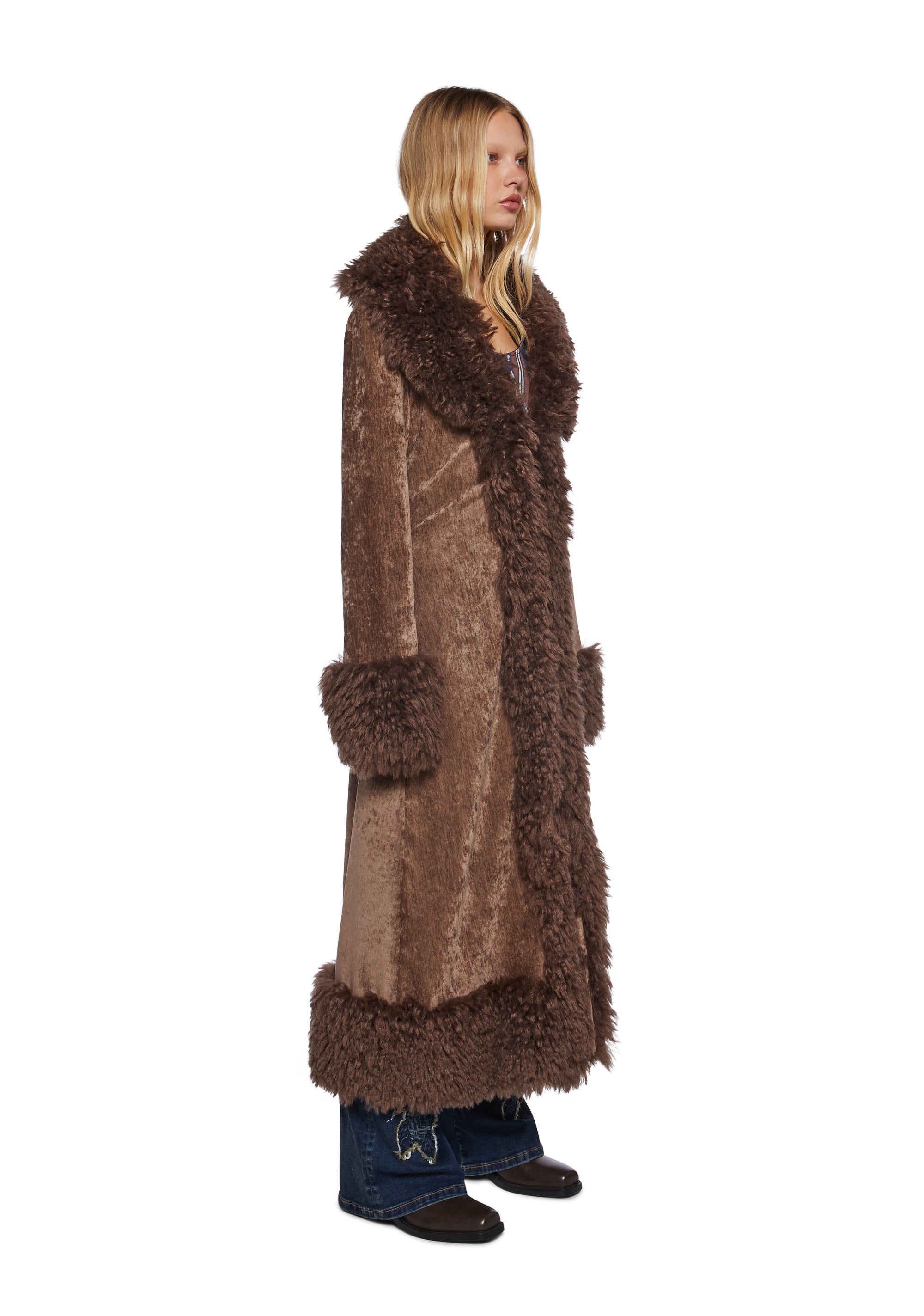 Bohemian Tourist Velvet Duster