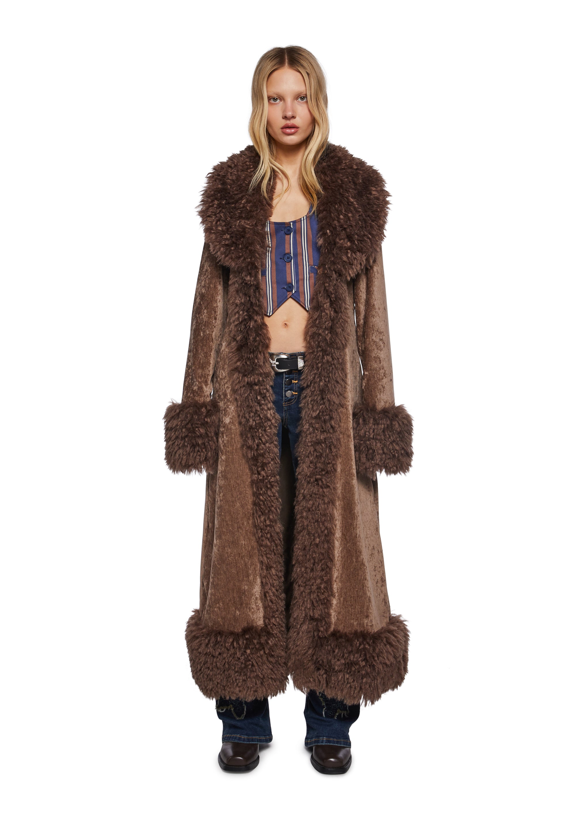 Bohemian Tourist Velvet Duster