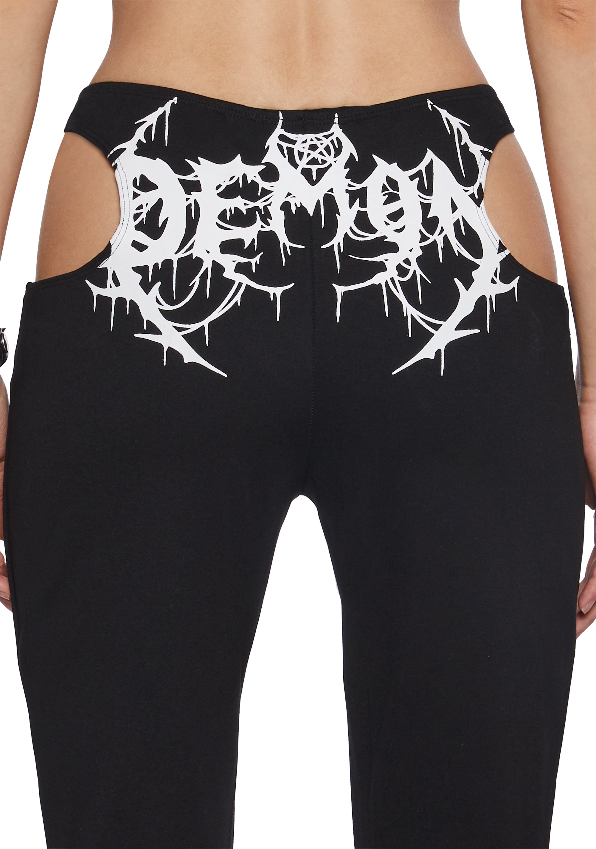Demon Maiden Cut Out Pants