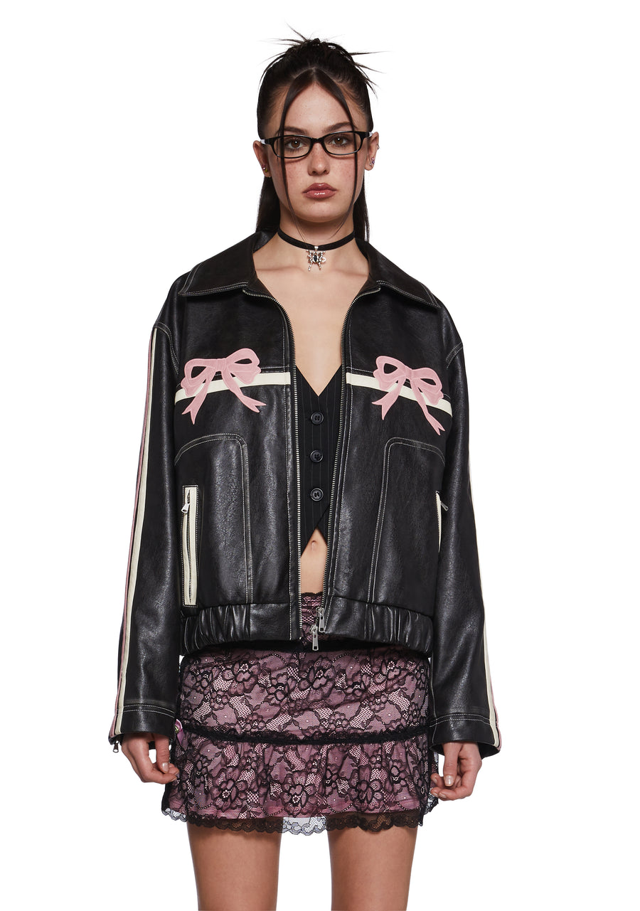 Tough Cutie Vegan Leather Jacket