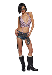 Sun Kissed Halter Top - Floral