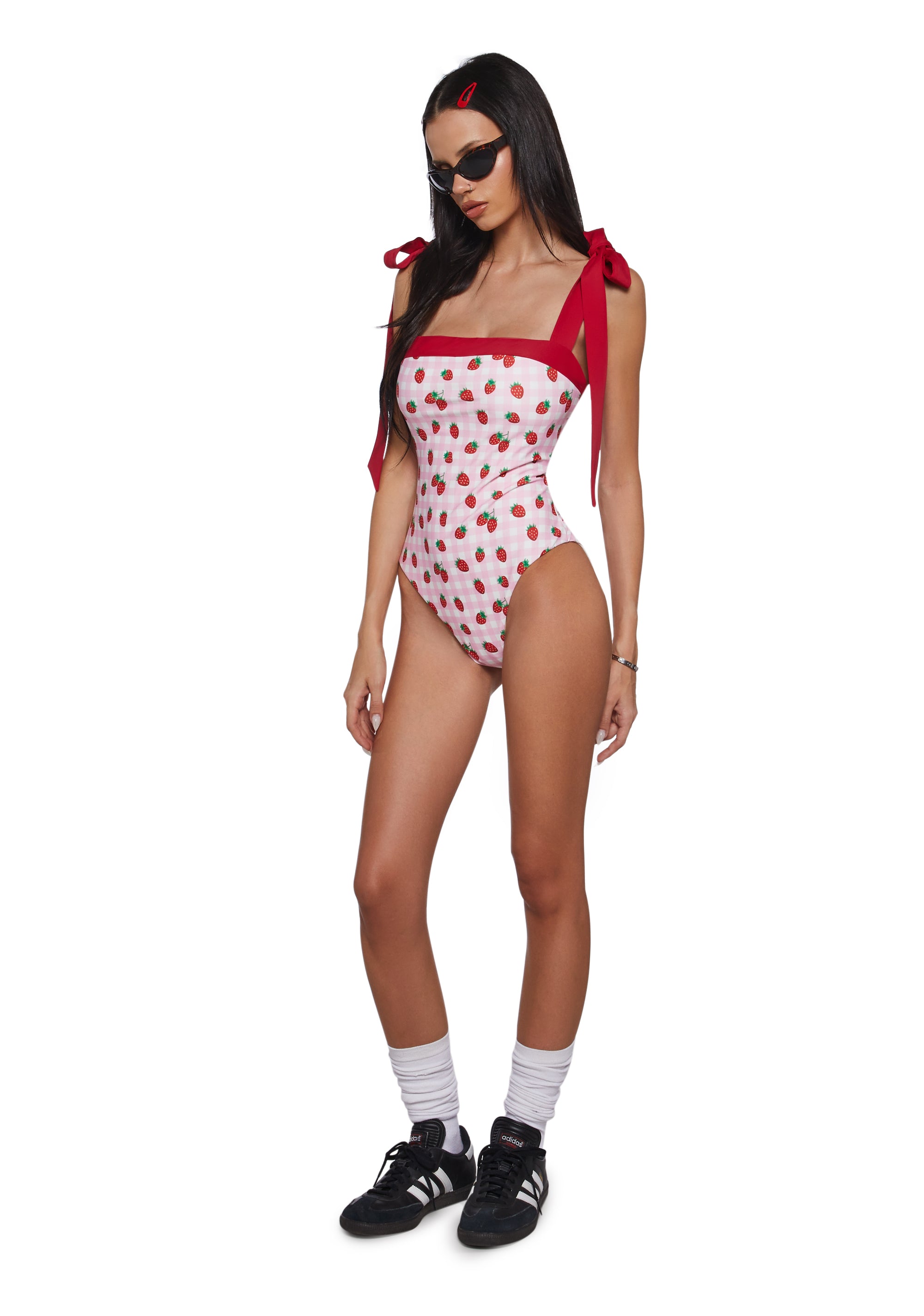 Sweet Life One Piece Swimsuit - Gingham - alternate