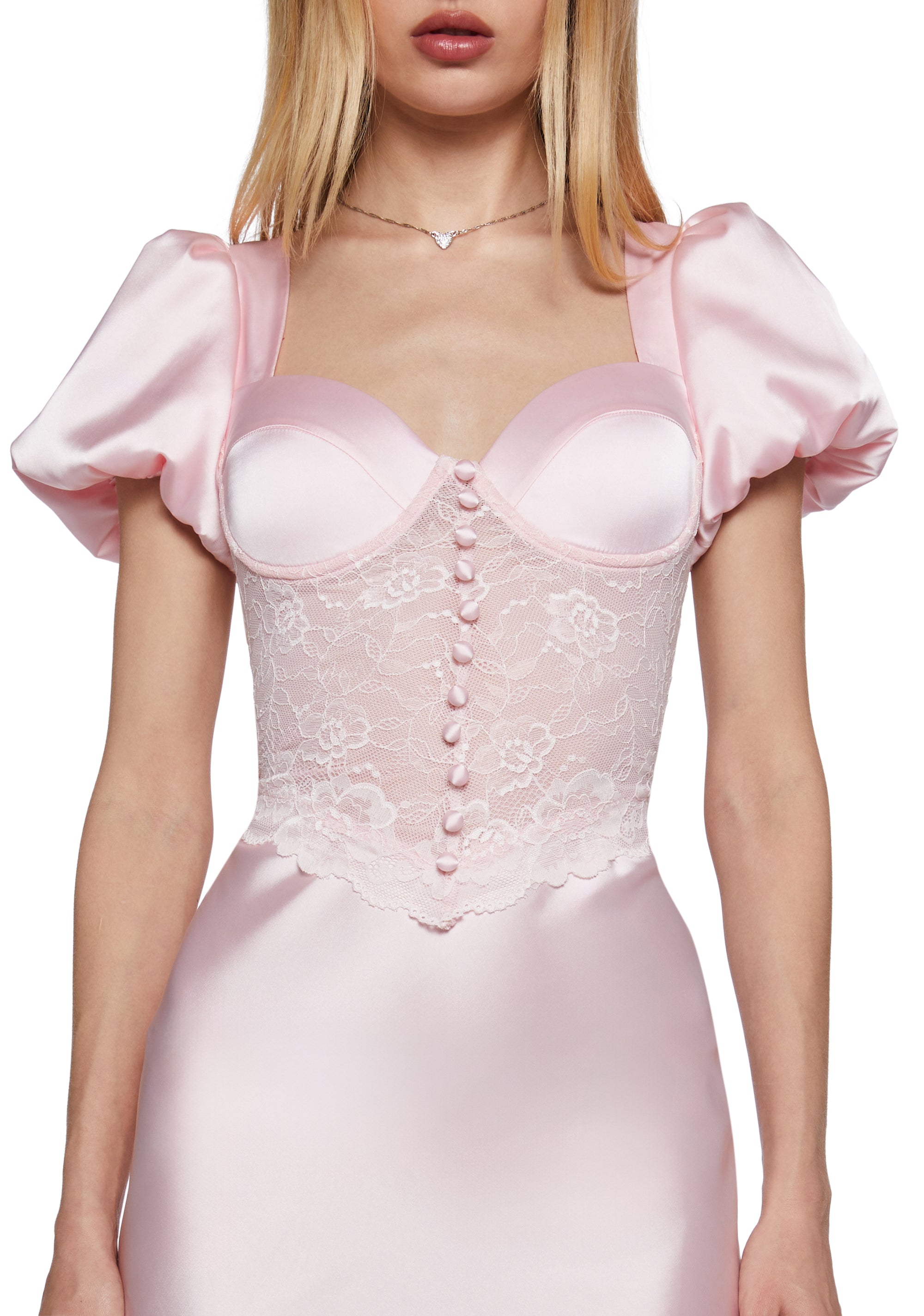 Belle Kiss Satin Gown Belle Kiss Satin Gown