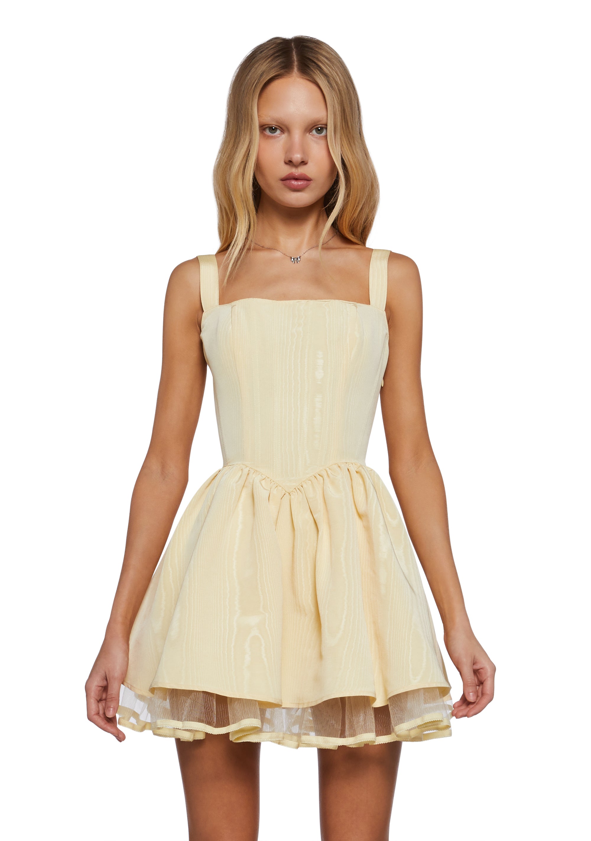 Womens Taffeta Corset Dress Sugar Thrillz