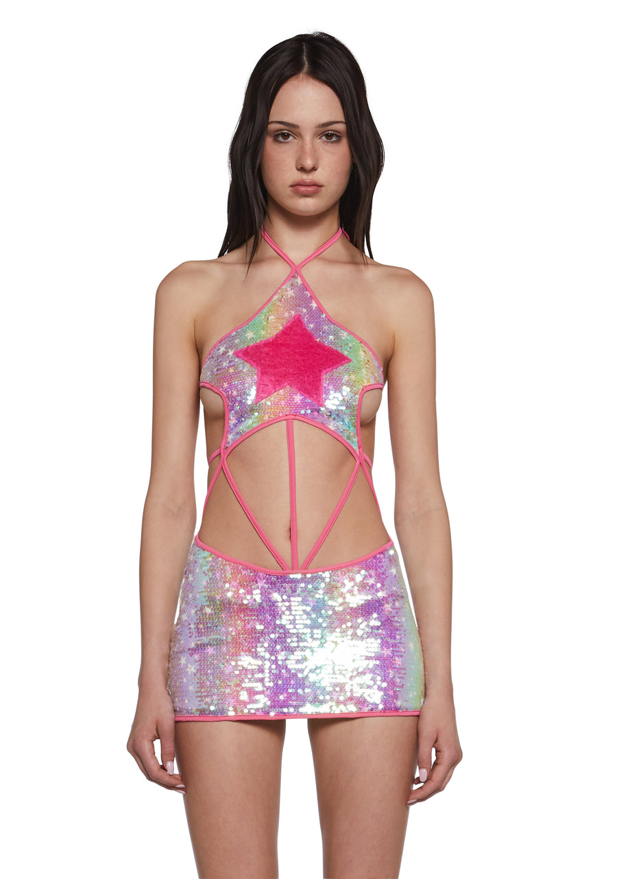 Carnival Starscape Halter Dress