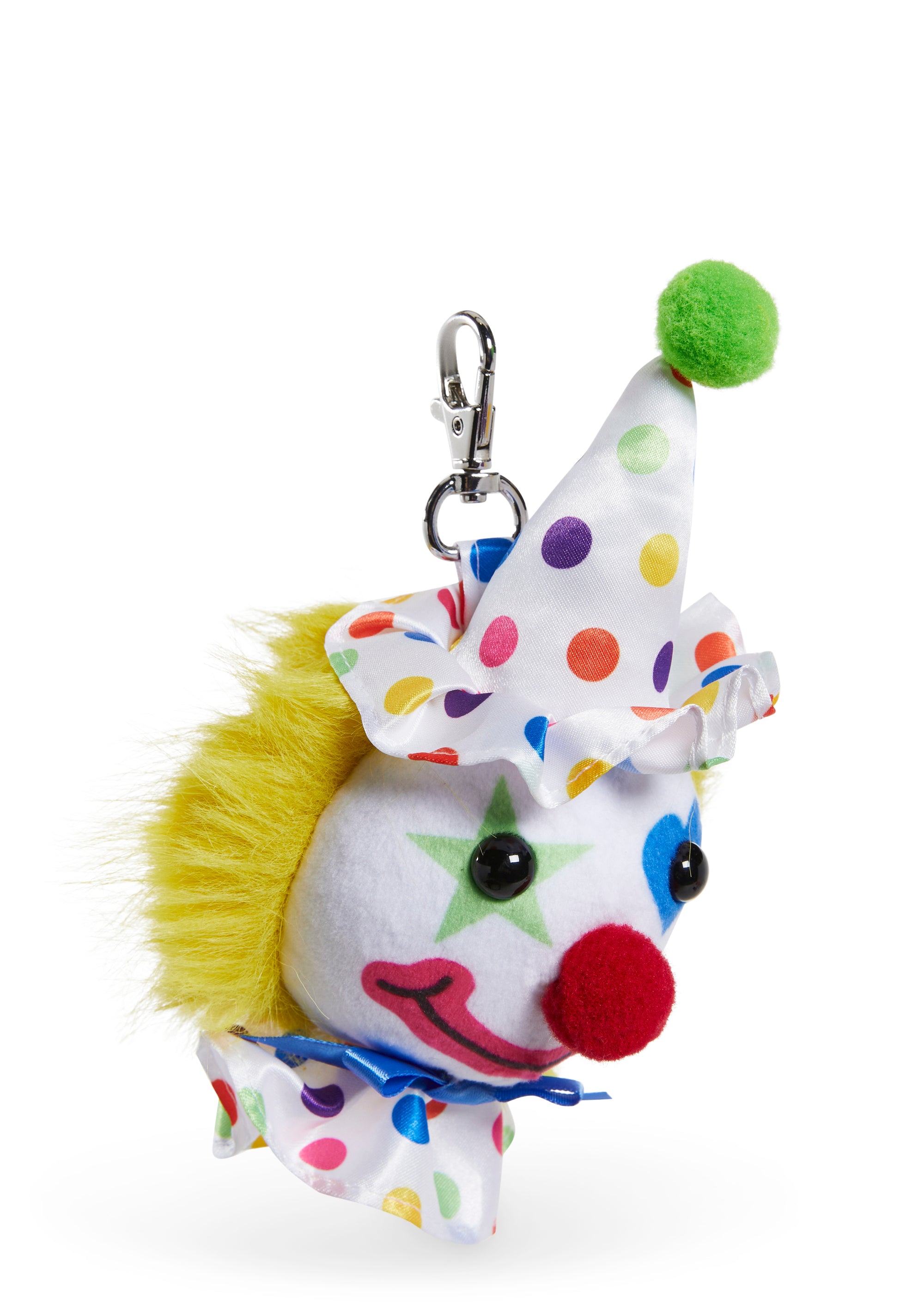 Clown Clowncore Plushie Keychain Club Exx - Multi – Dolls Kill