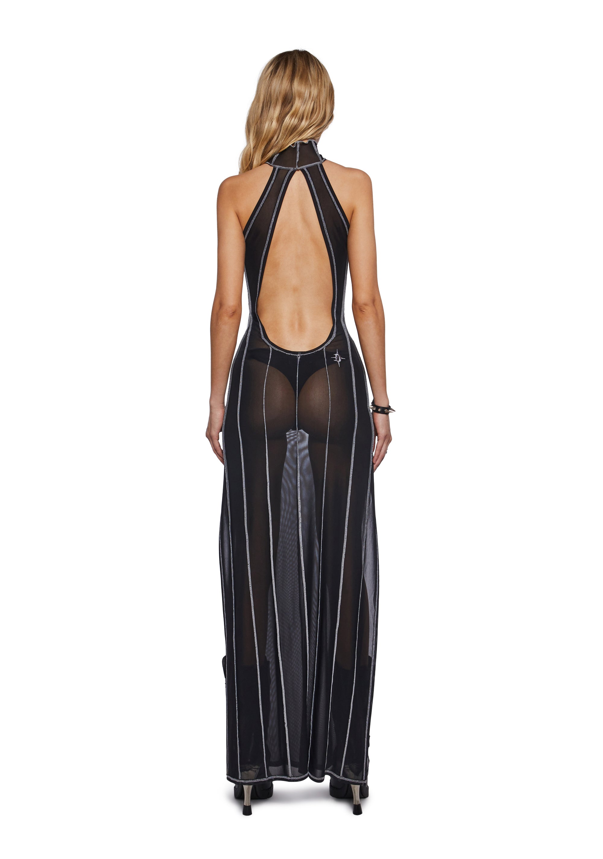 Ambient Maxi Dress With Contrast Stitching