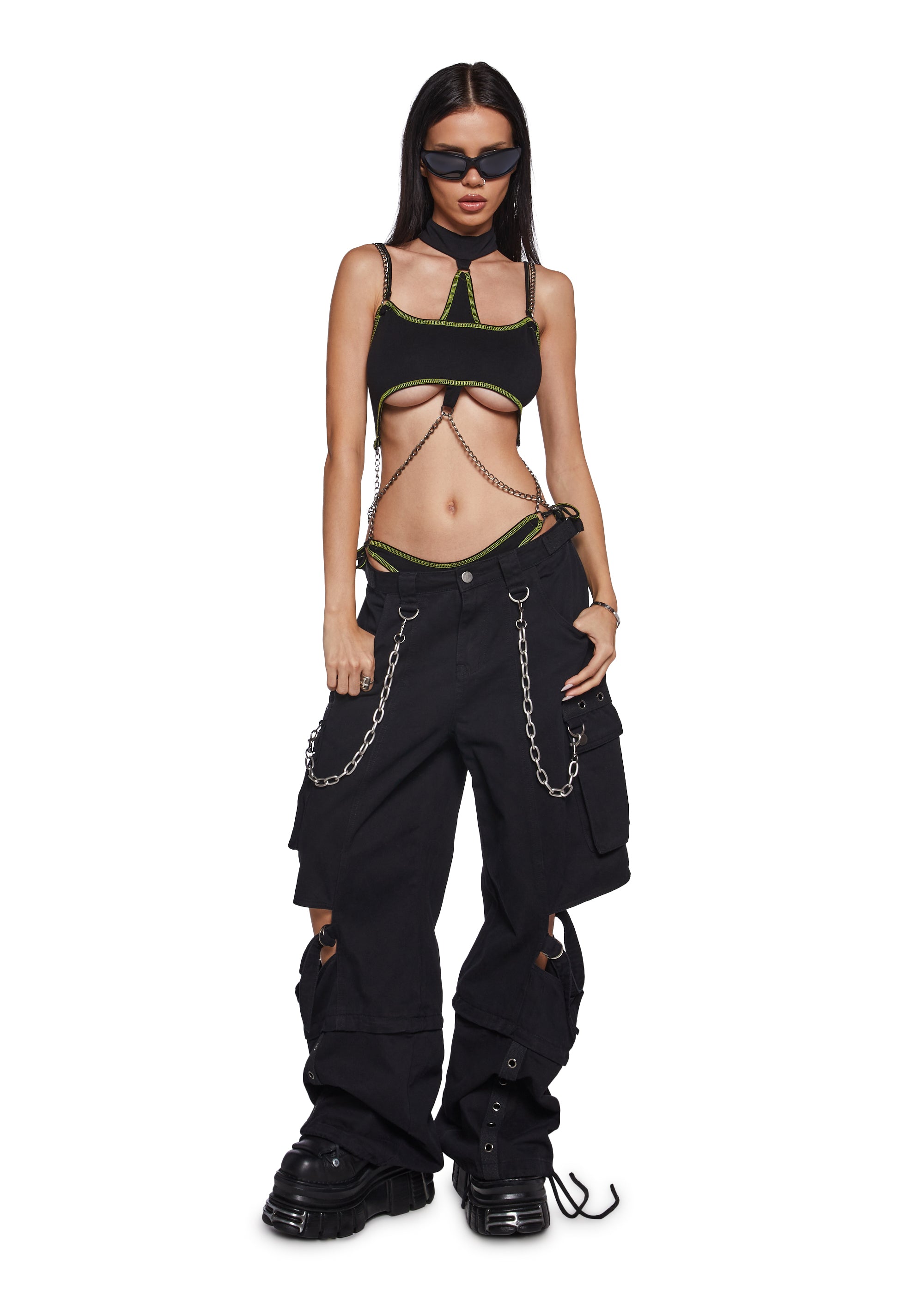 BPM Romance Bodysuit With Chains - alternate