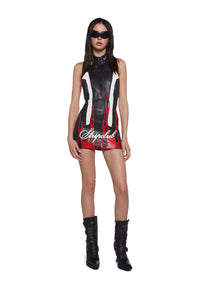 Backless Stripclub Dress