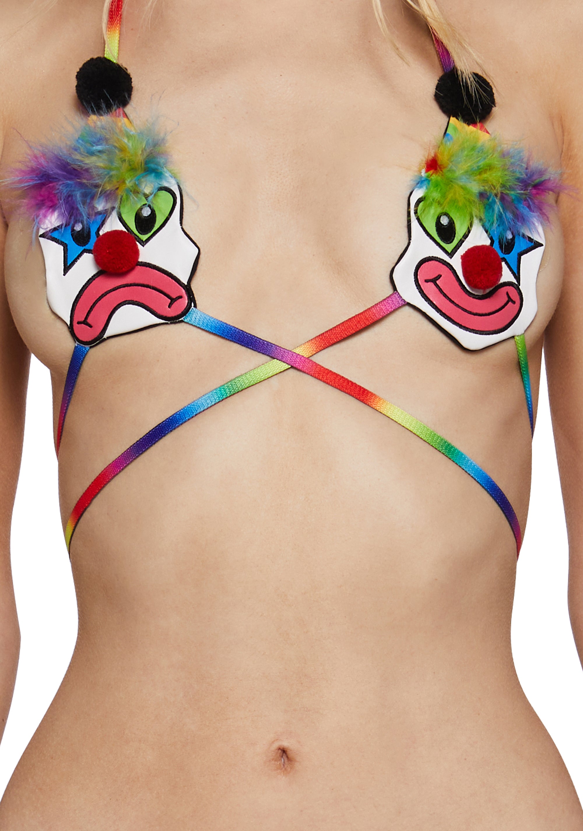 Balloon Bop Clown Bra Top - alternate