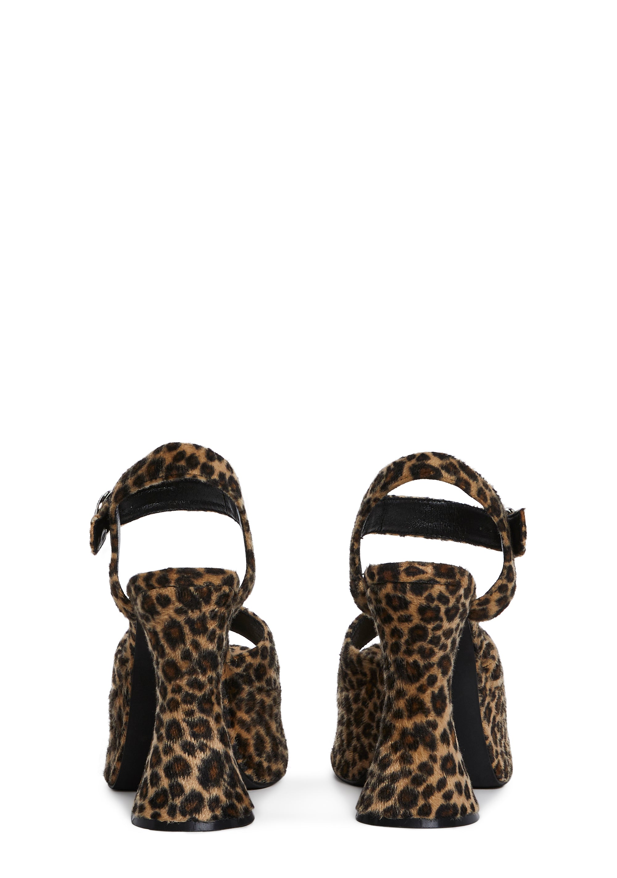 Wild Leopard Platform Sandals
