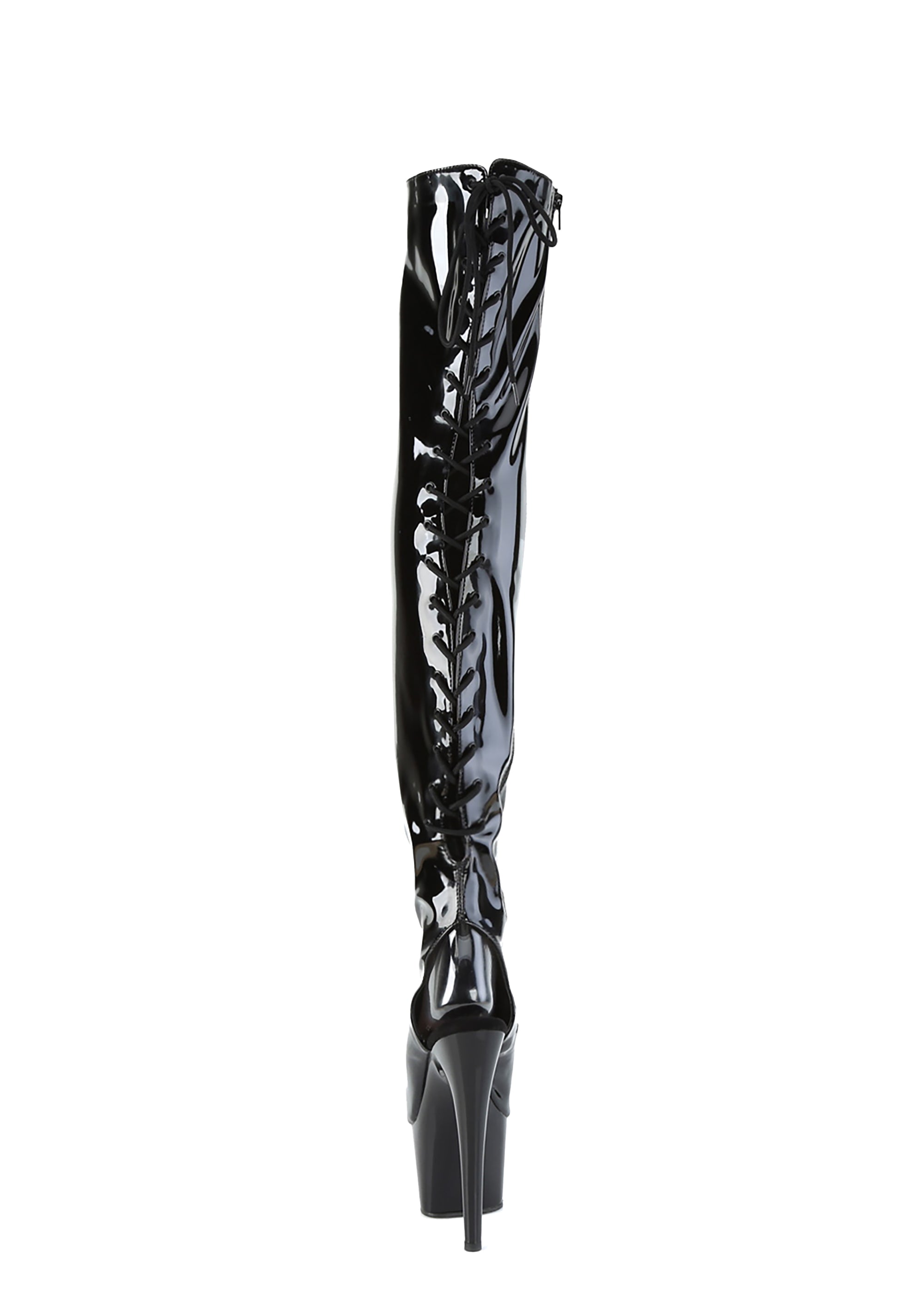 Adore-3017 Platform Thigh High Boots-Black – Dolls Kill