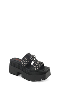 Wrath-08 Double Strap Slide Sandals