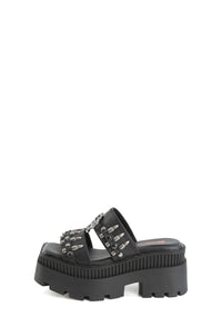 Wrath-08 Double Strap Slide Sandals