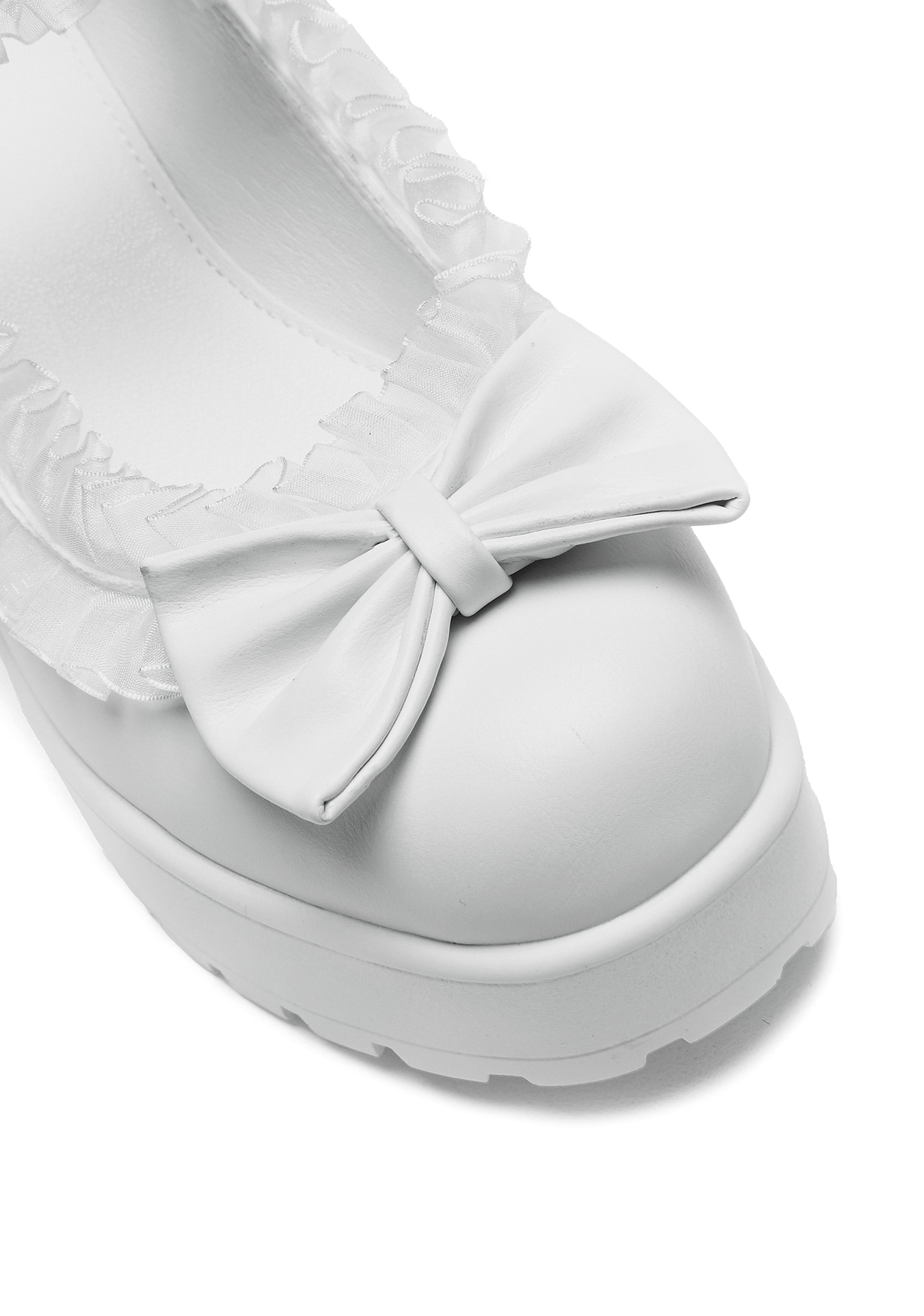 ‘ Porcelain Delights Edition’ Tira Ruffle Mary Janes