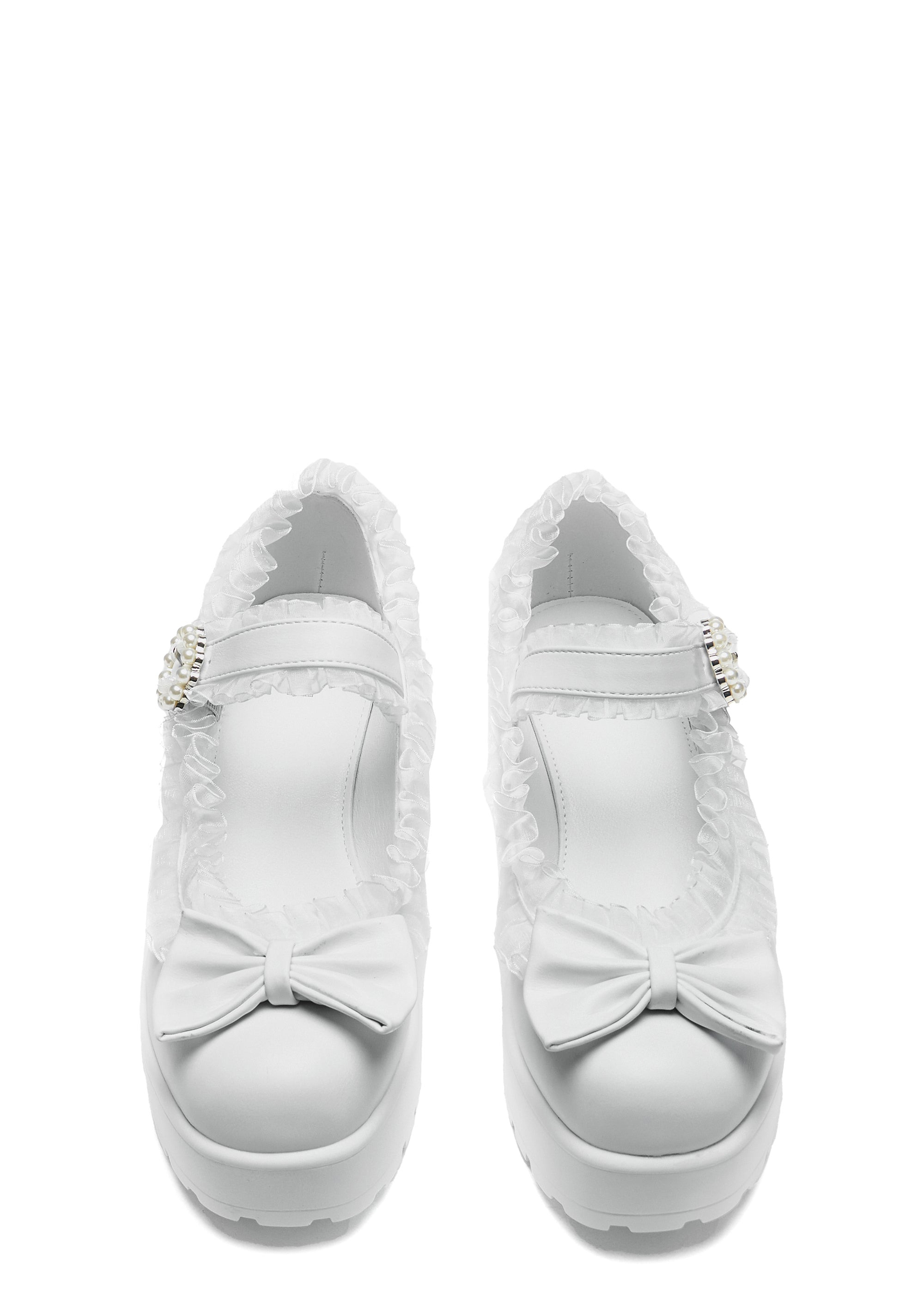 ‘ Porcelain Delights Edition’ Tira Ruffle Mary Janes