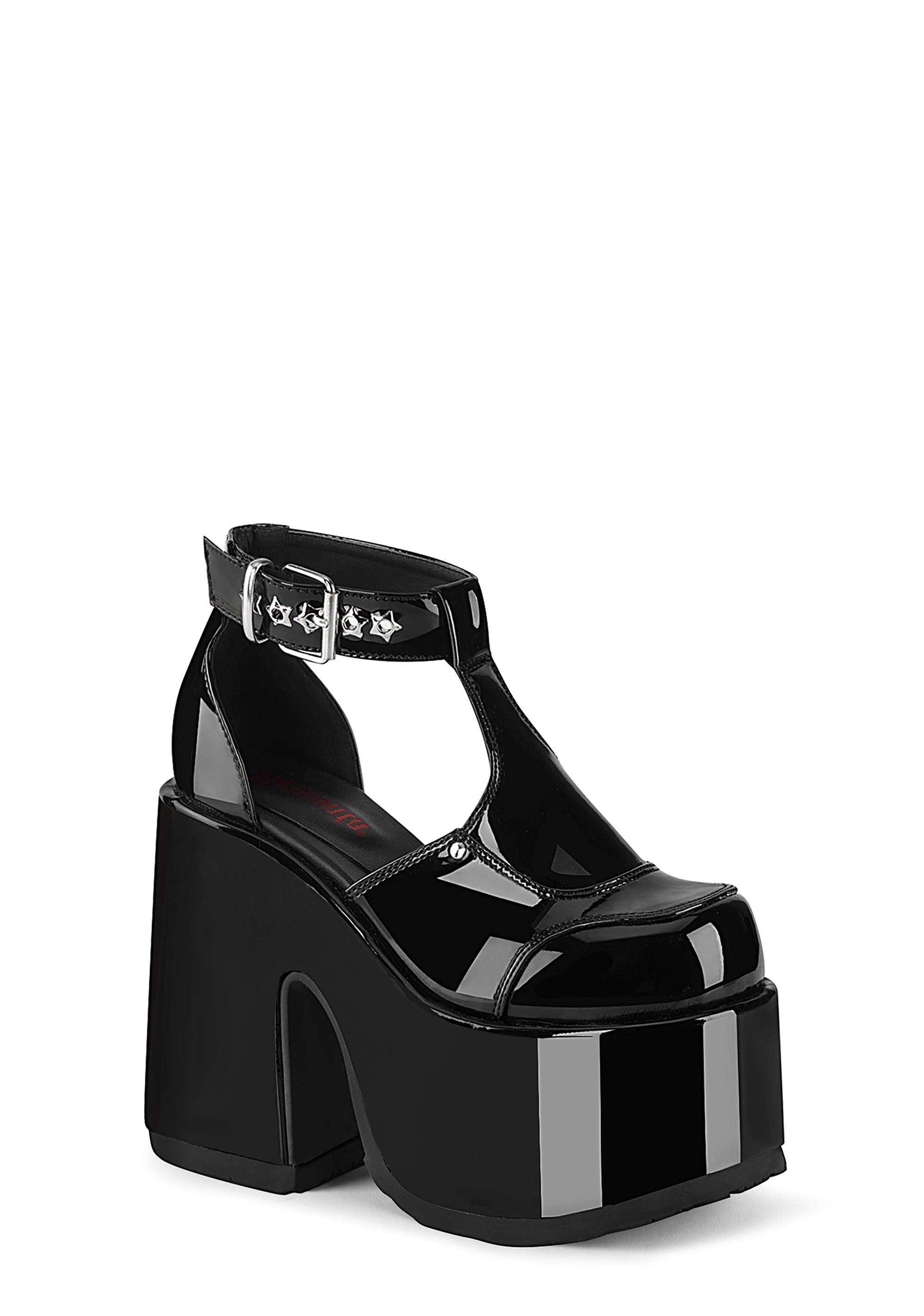 CAMEL-103 Patent Pushin' Daisies Platform Heels