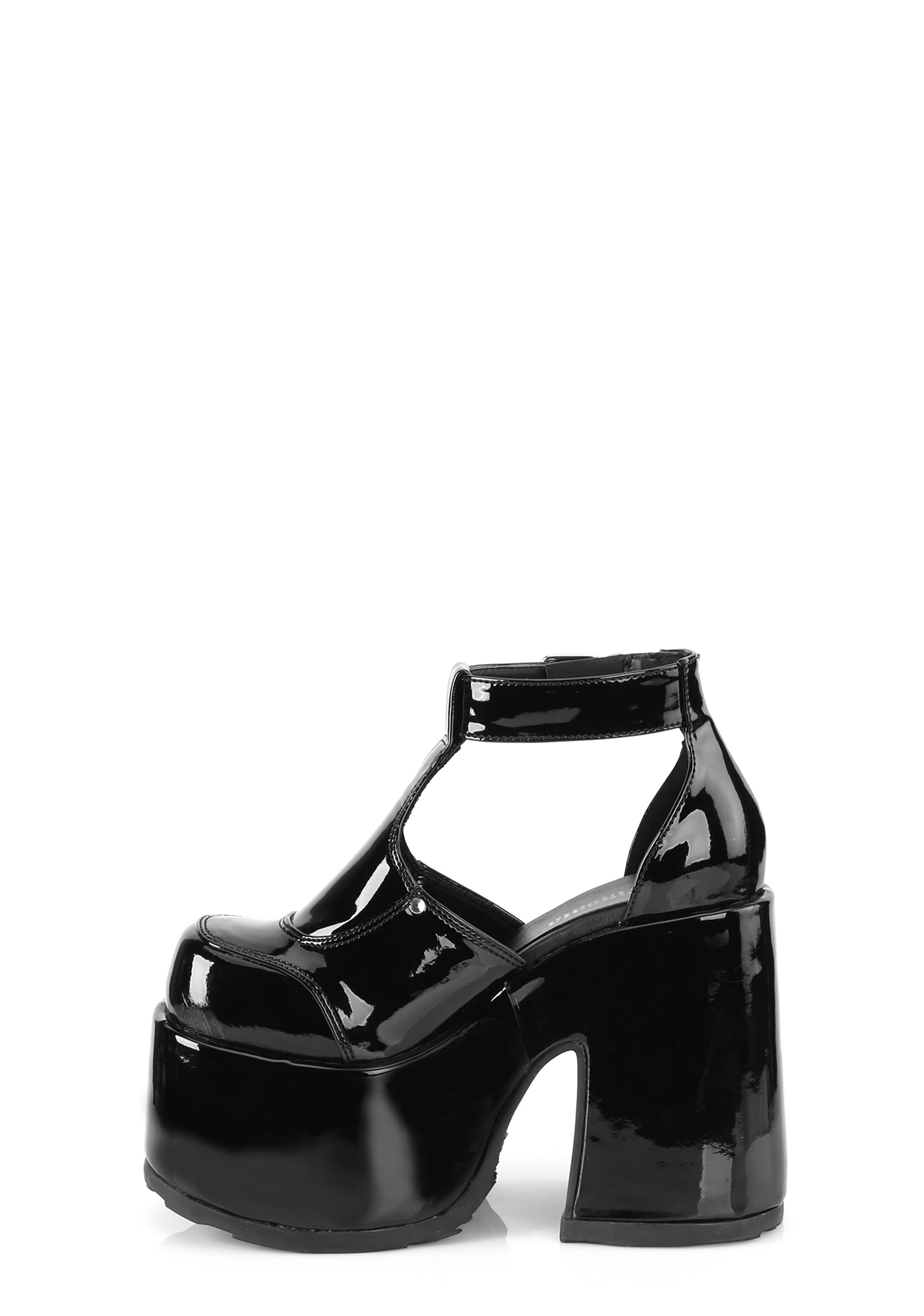 CAMEL-103 Patent Pushin' Daisies Platform Heels