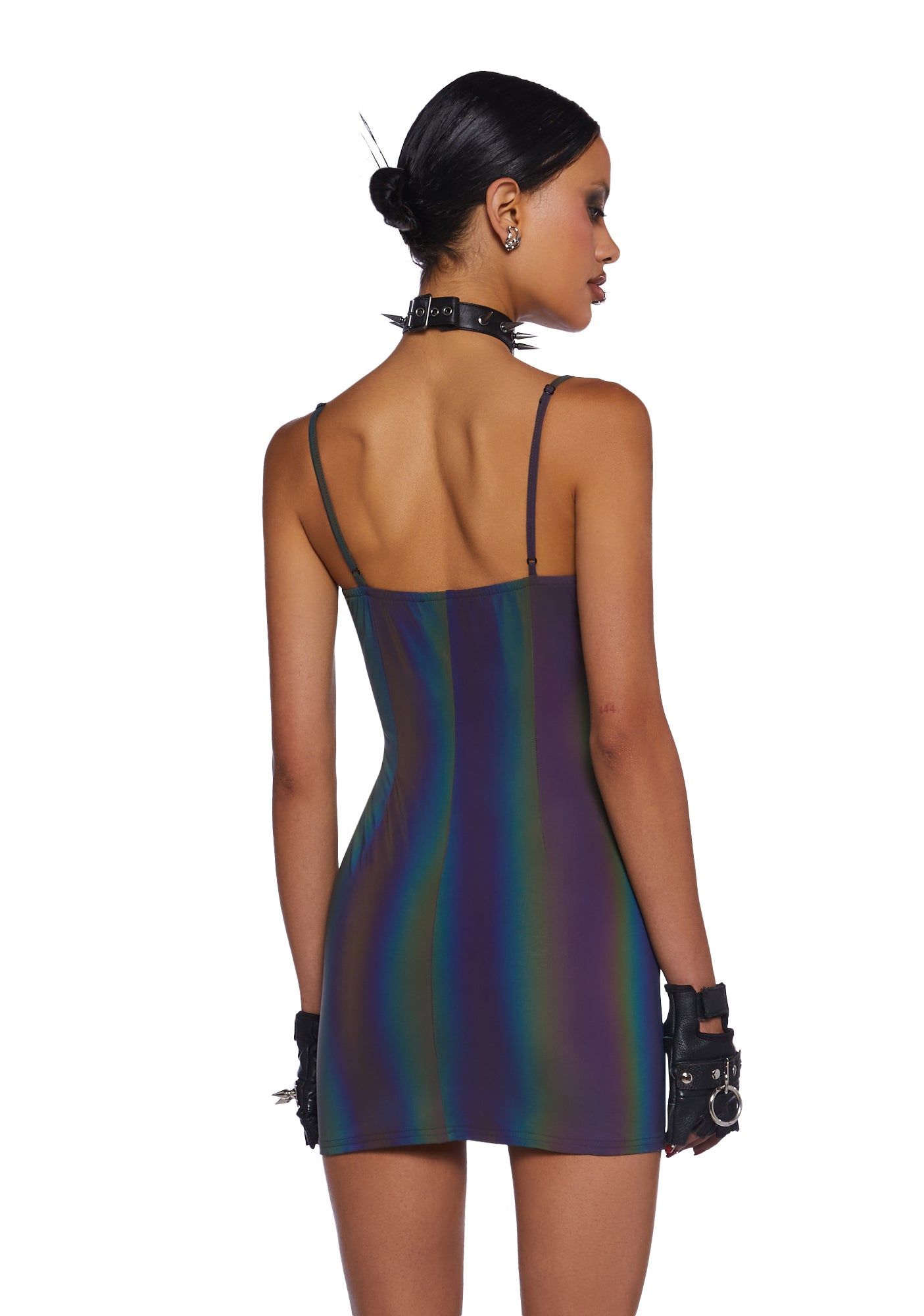 Club Exx Rainbow Reflective Mini Dress – Dolls Kill