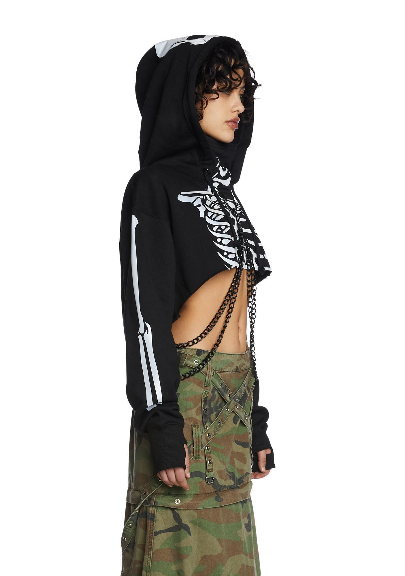 Flesh N' Bones Reflective Hoodie