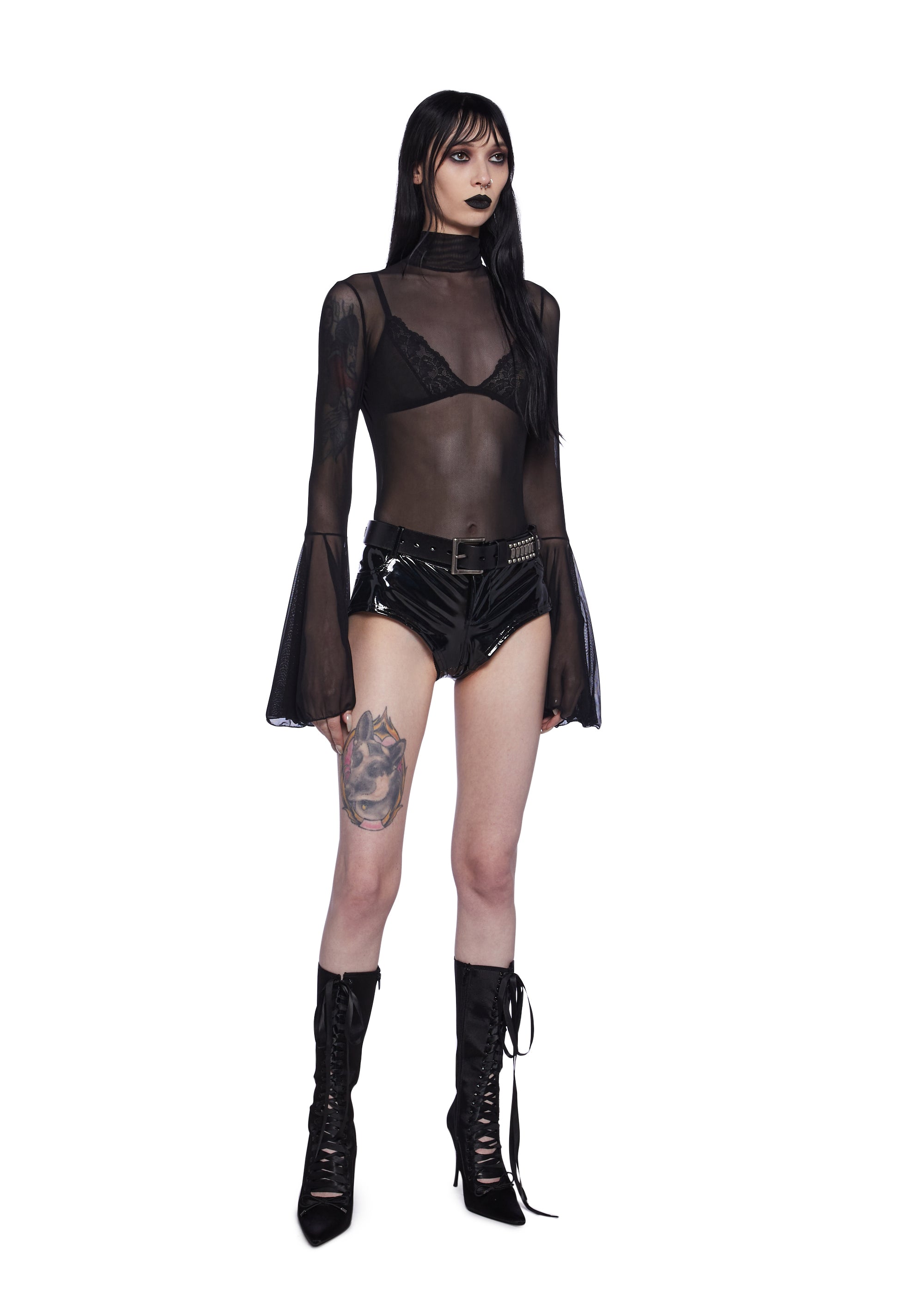 Under Oath Mesh Bodysuit
