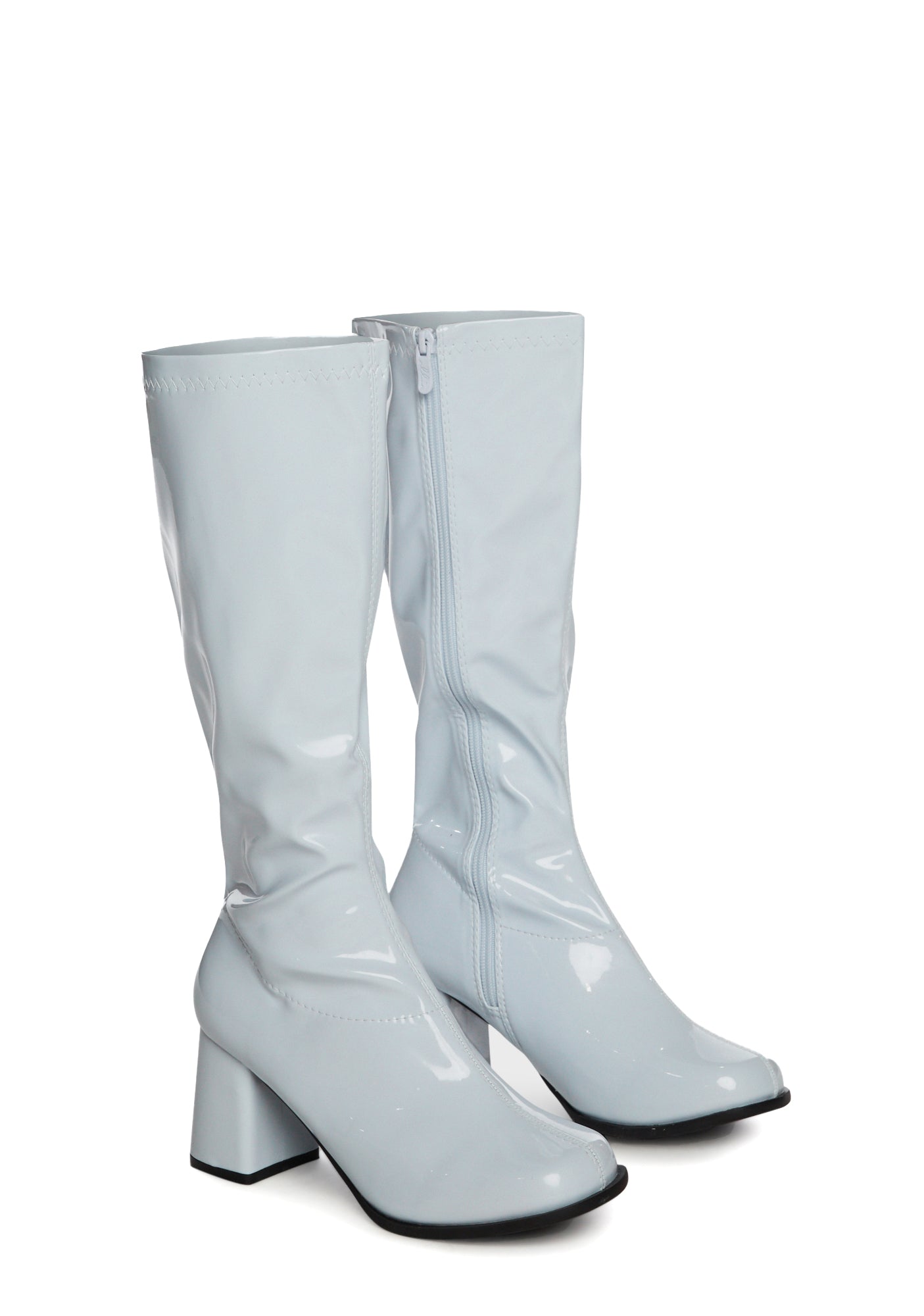 White gogo boots target discount