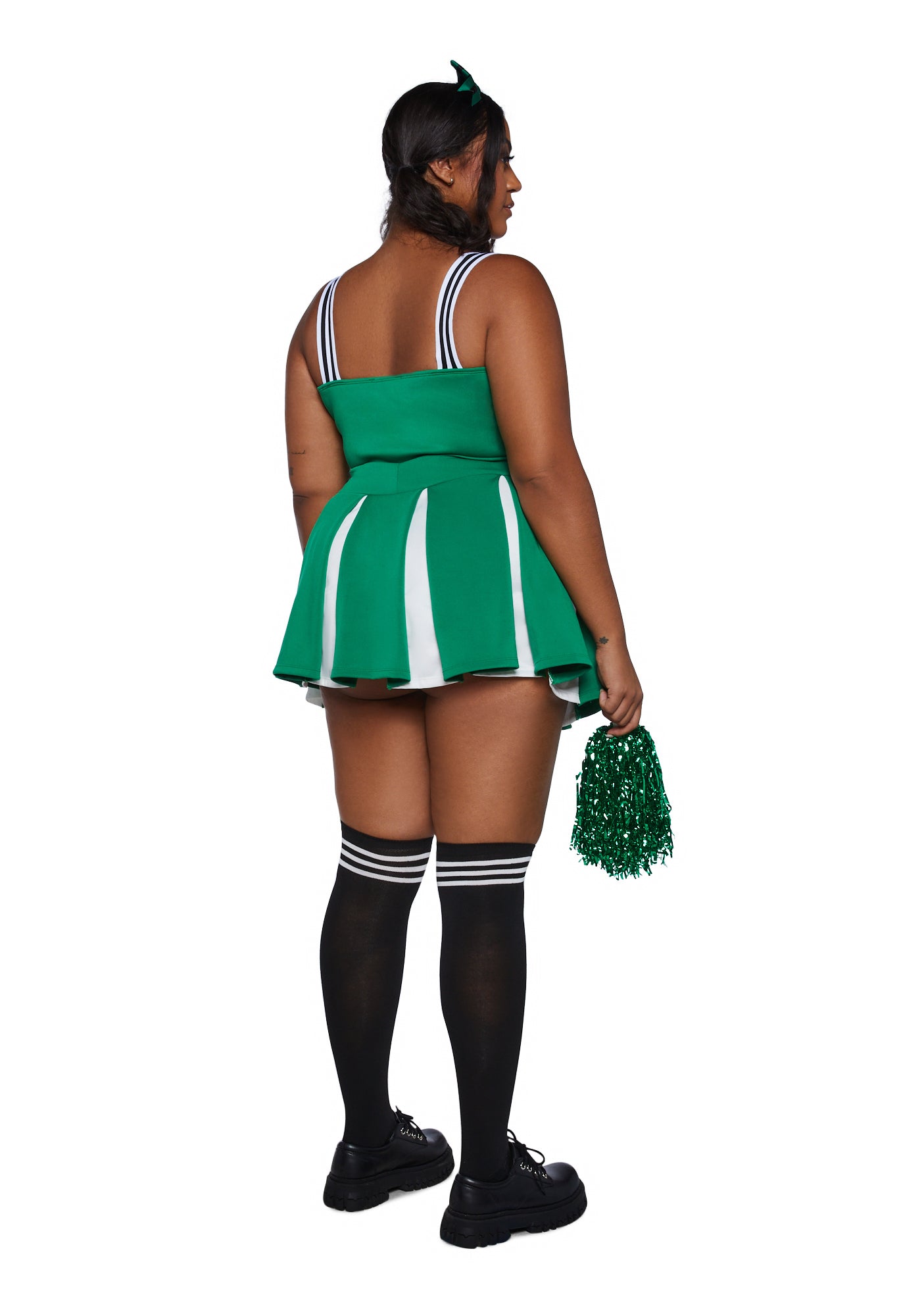 Plus High Spirited Cheerleader Costume Set