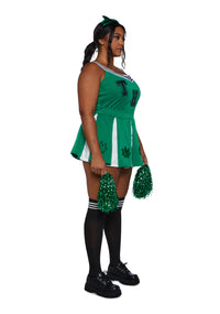 Plus High Spirited Cheerleader Costume Set