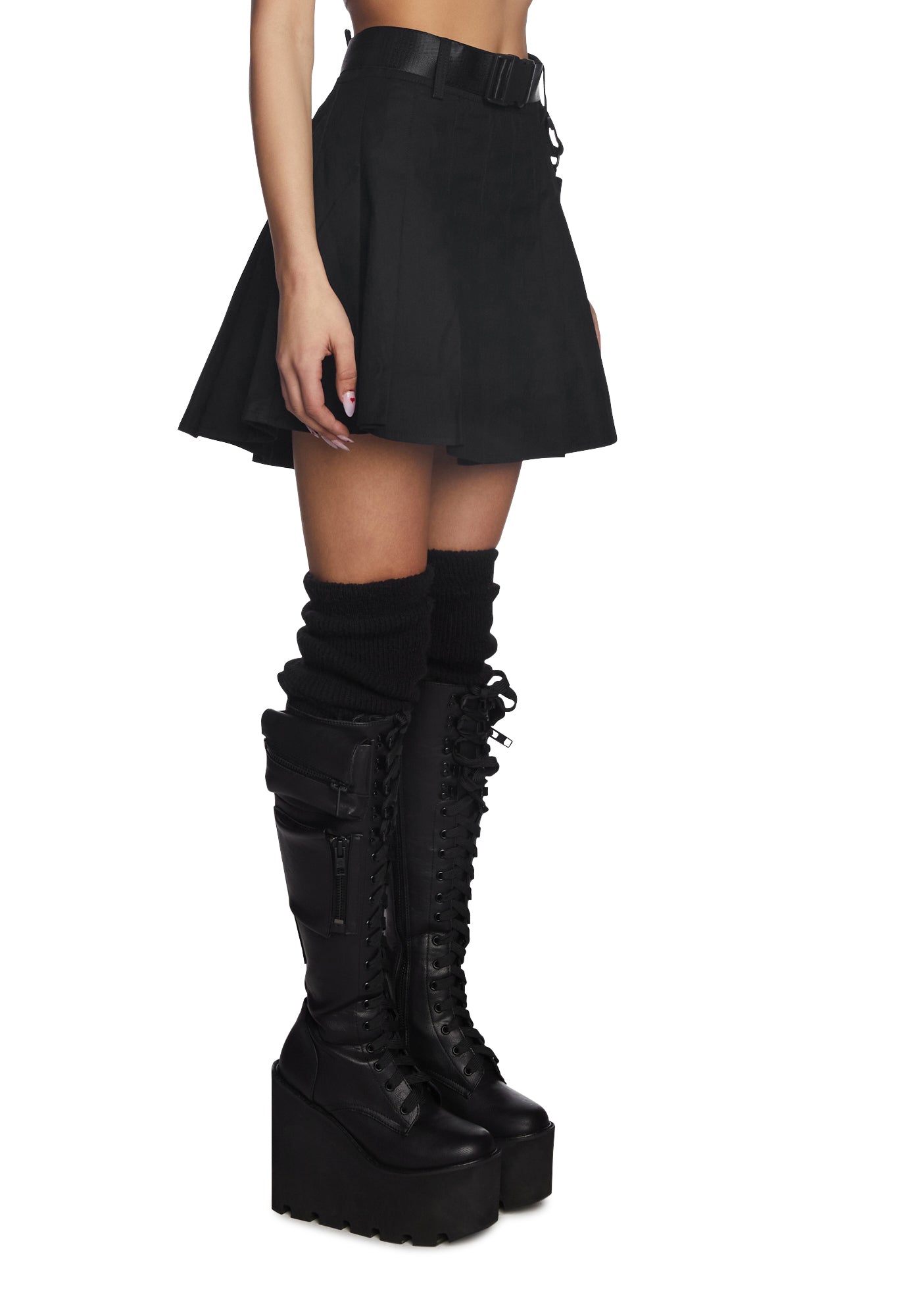 Black pleated skirt dolls kill online