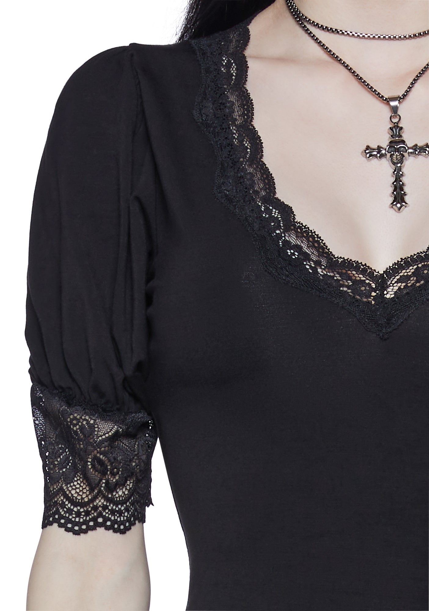 knee length dresses for ladies Veil Of Night Maxi Dress
