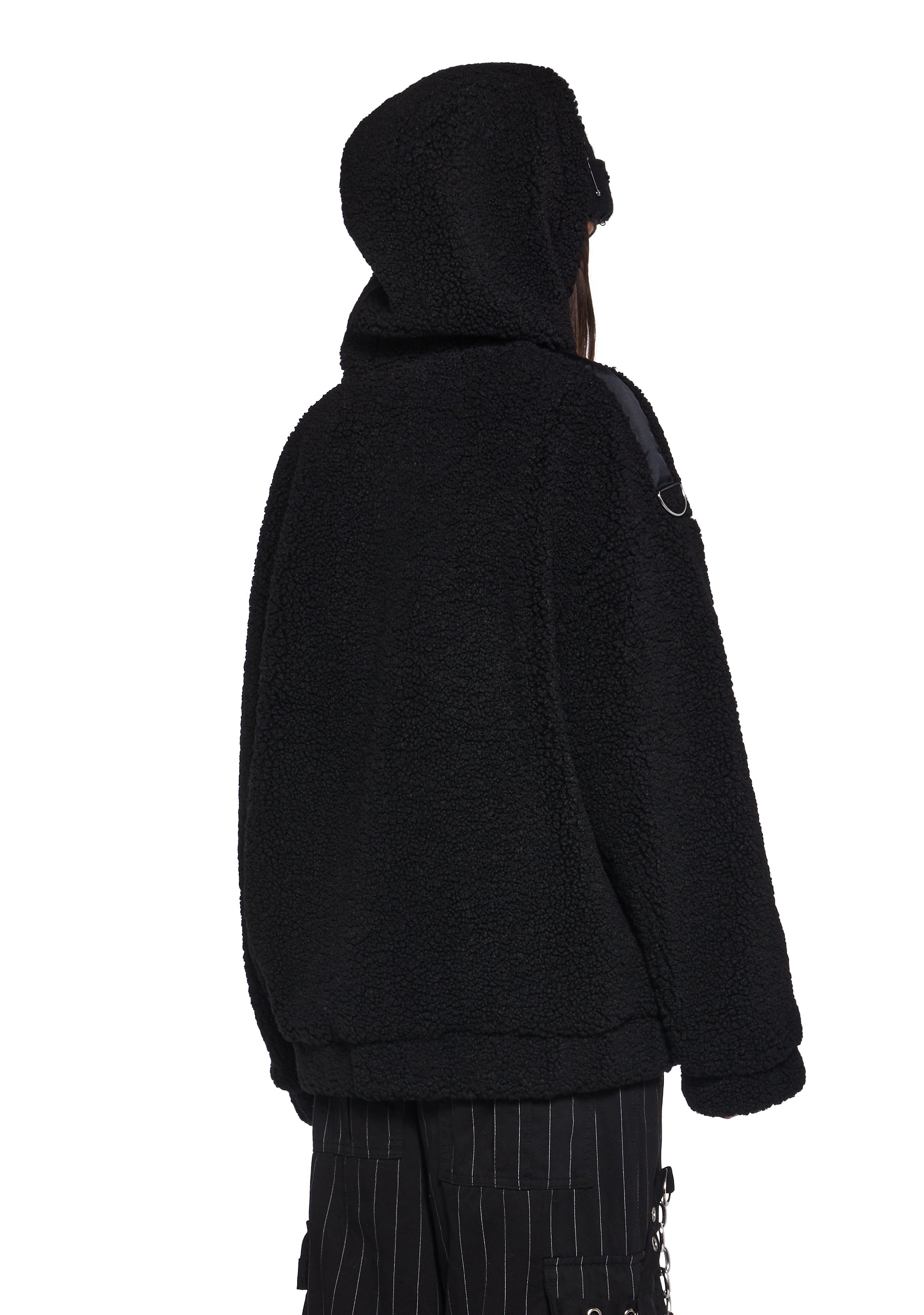 Blissful Misery Hooded Sherpa Jacket
