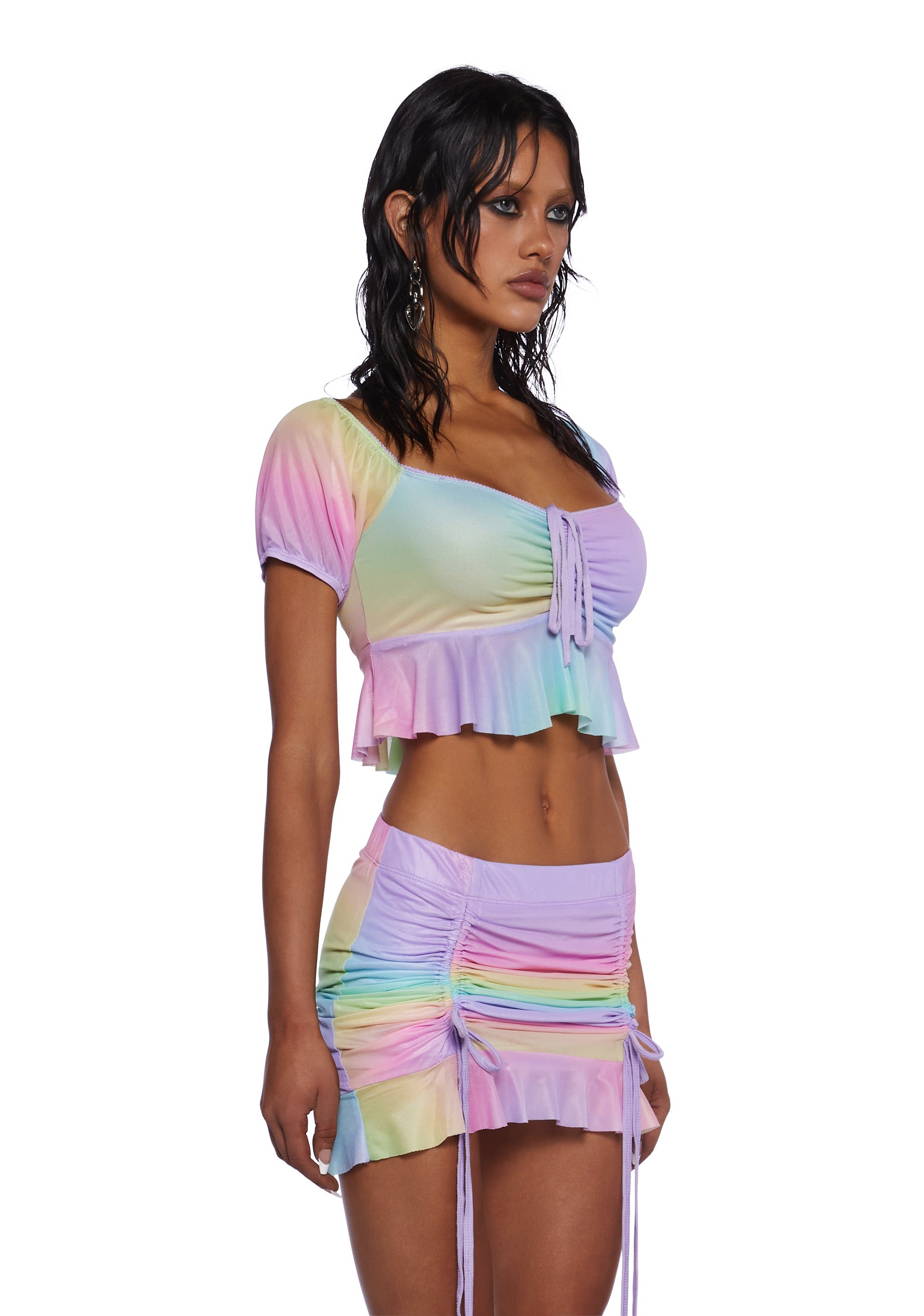 Kleesier☆strawberry pastel top Red strawberry pastel top - Kleesier