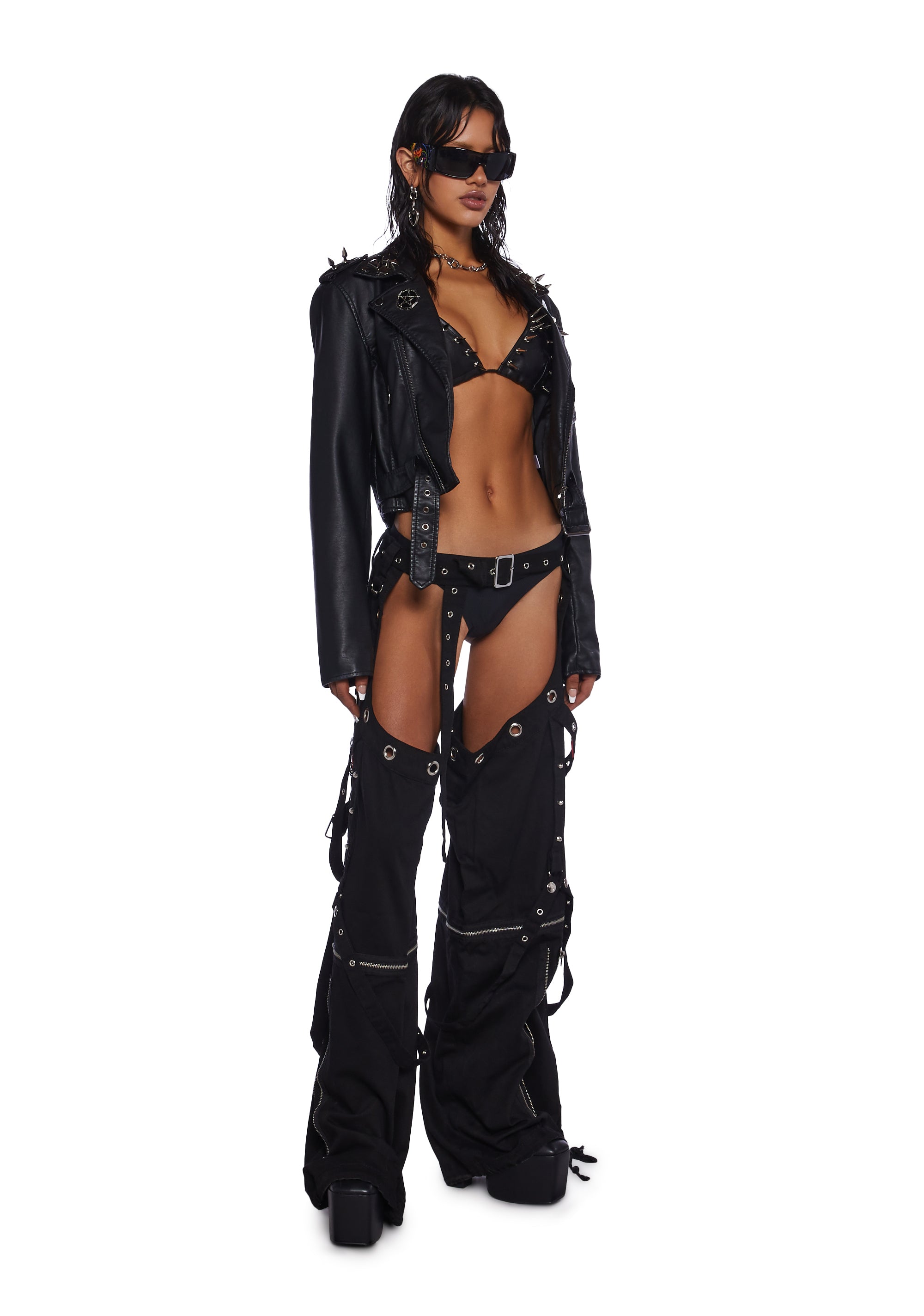 Tripp NYC Darkstreet Bondage Chaps – Dolls Kill