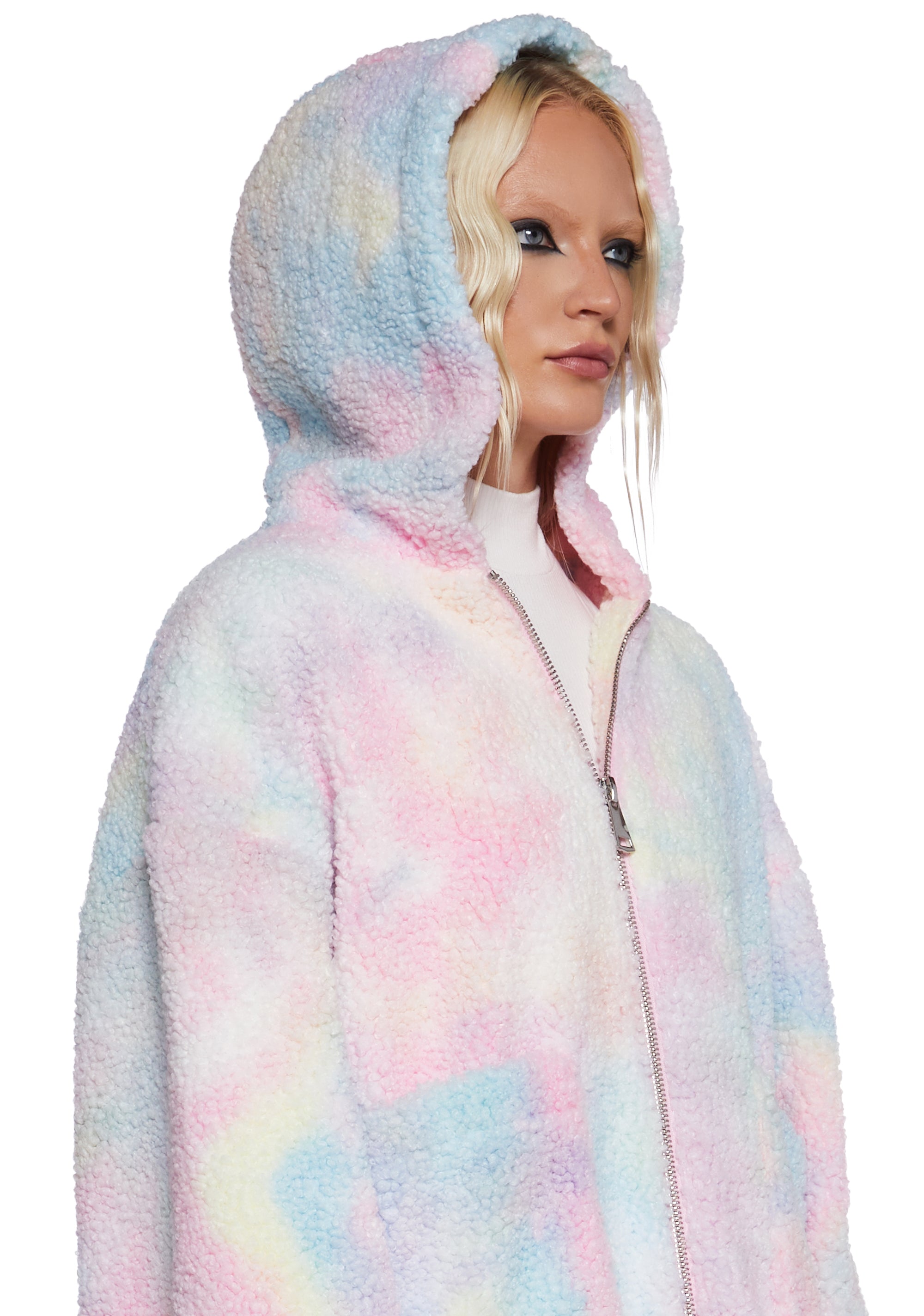 Dolls kill rainbow jacket top