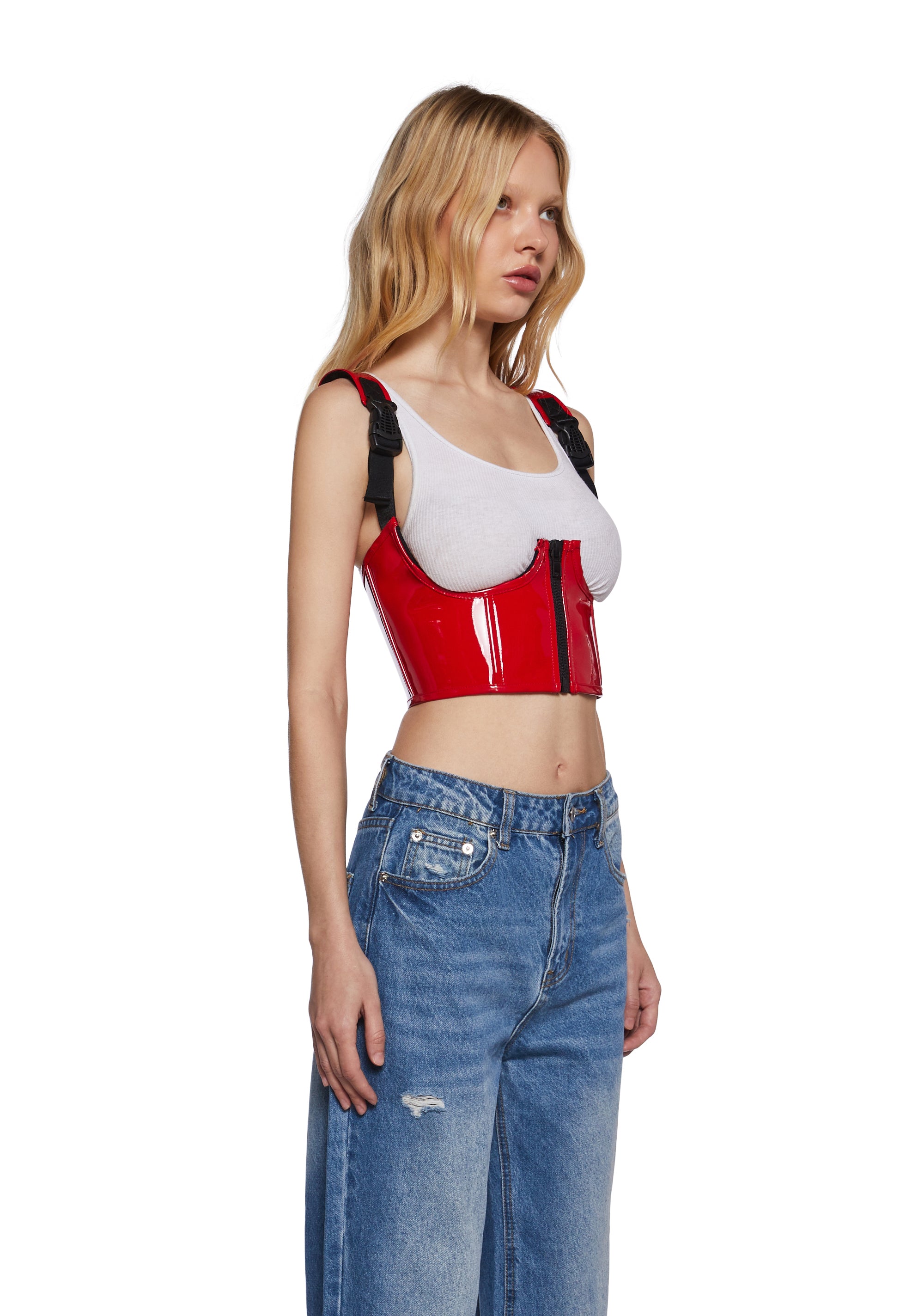 My Type Underbust Corset- Red