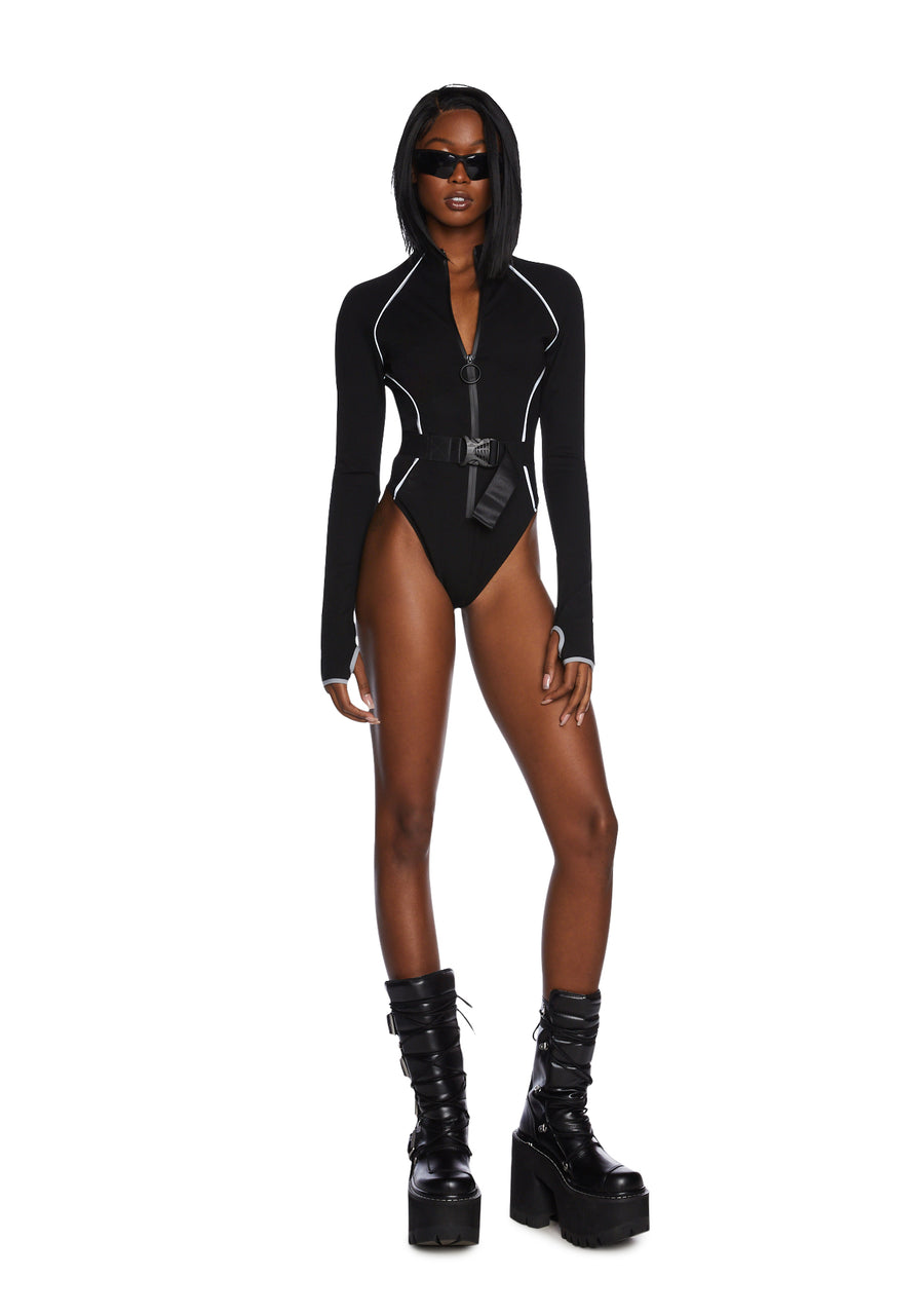 Hashtag Executive Suite Reflective Bodysuit - alternate
