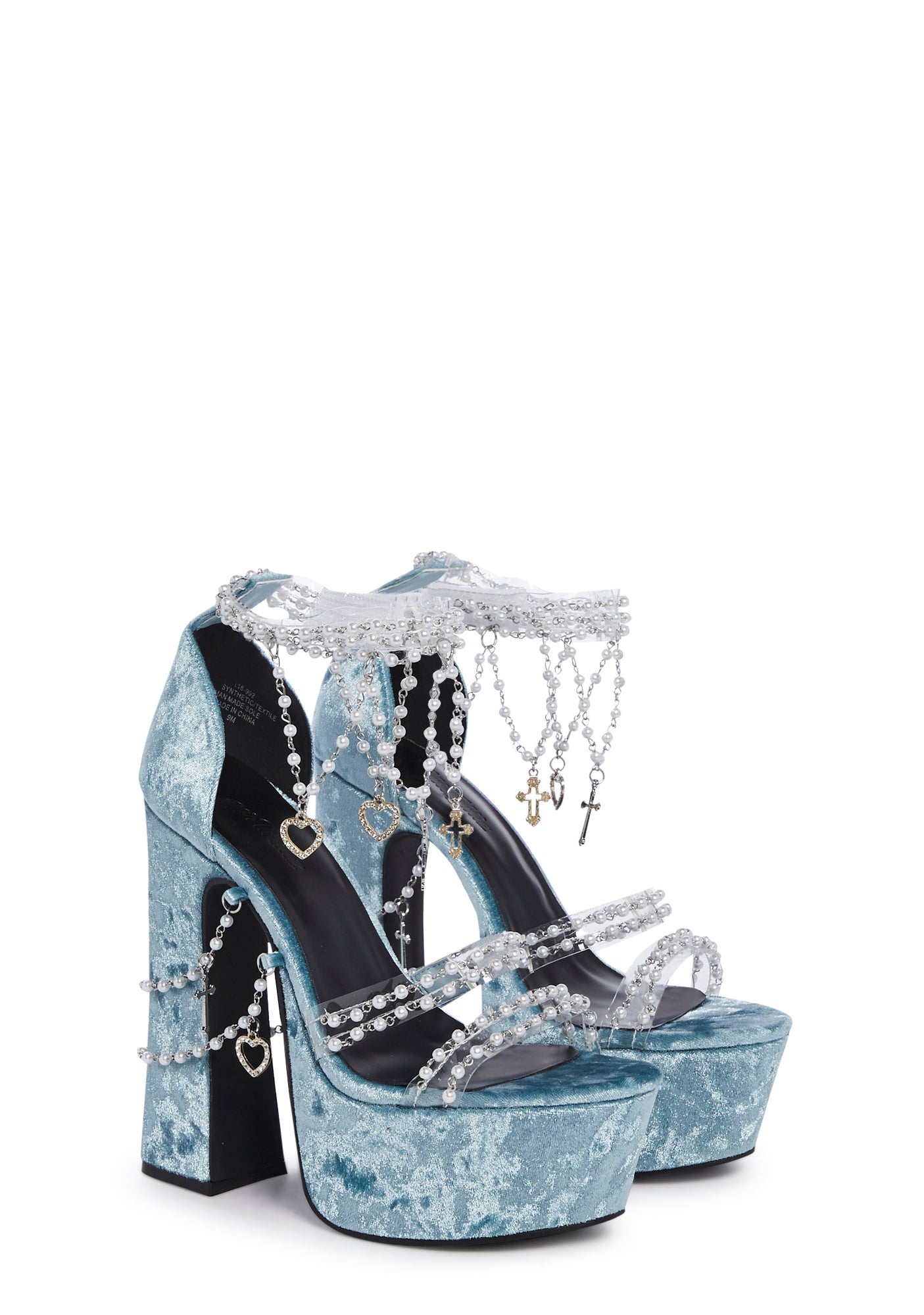 Holy Revelation Platform Heels Baby Blue