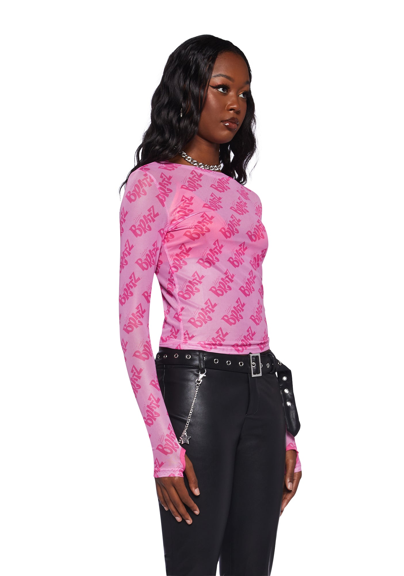 Got Bratitude Mesh Top