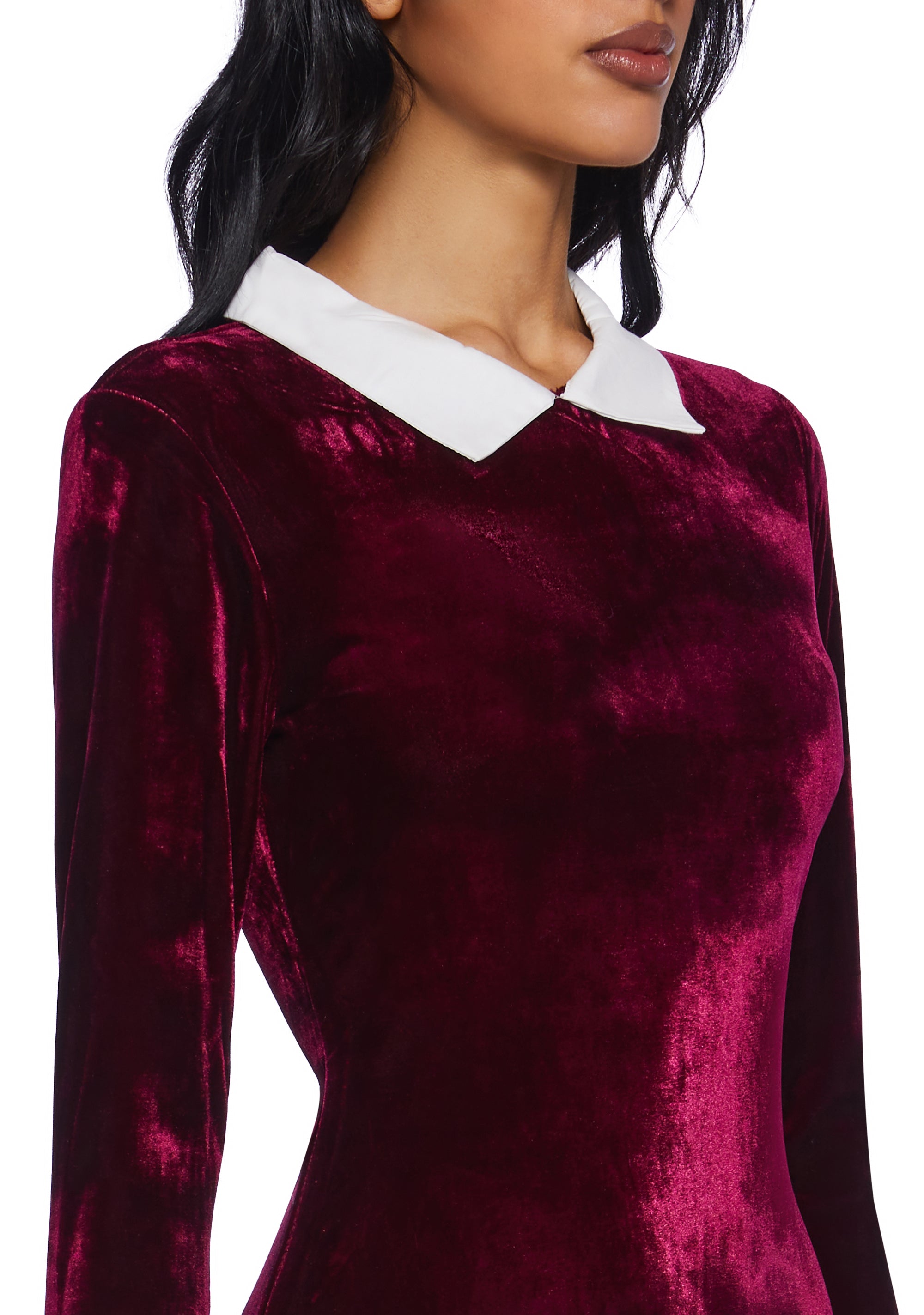 Witch Way Out Velvet Dress