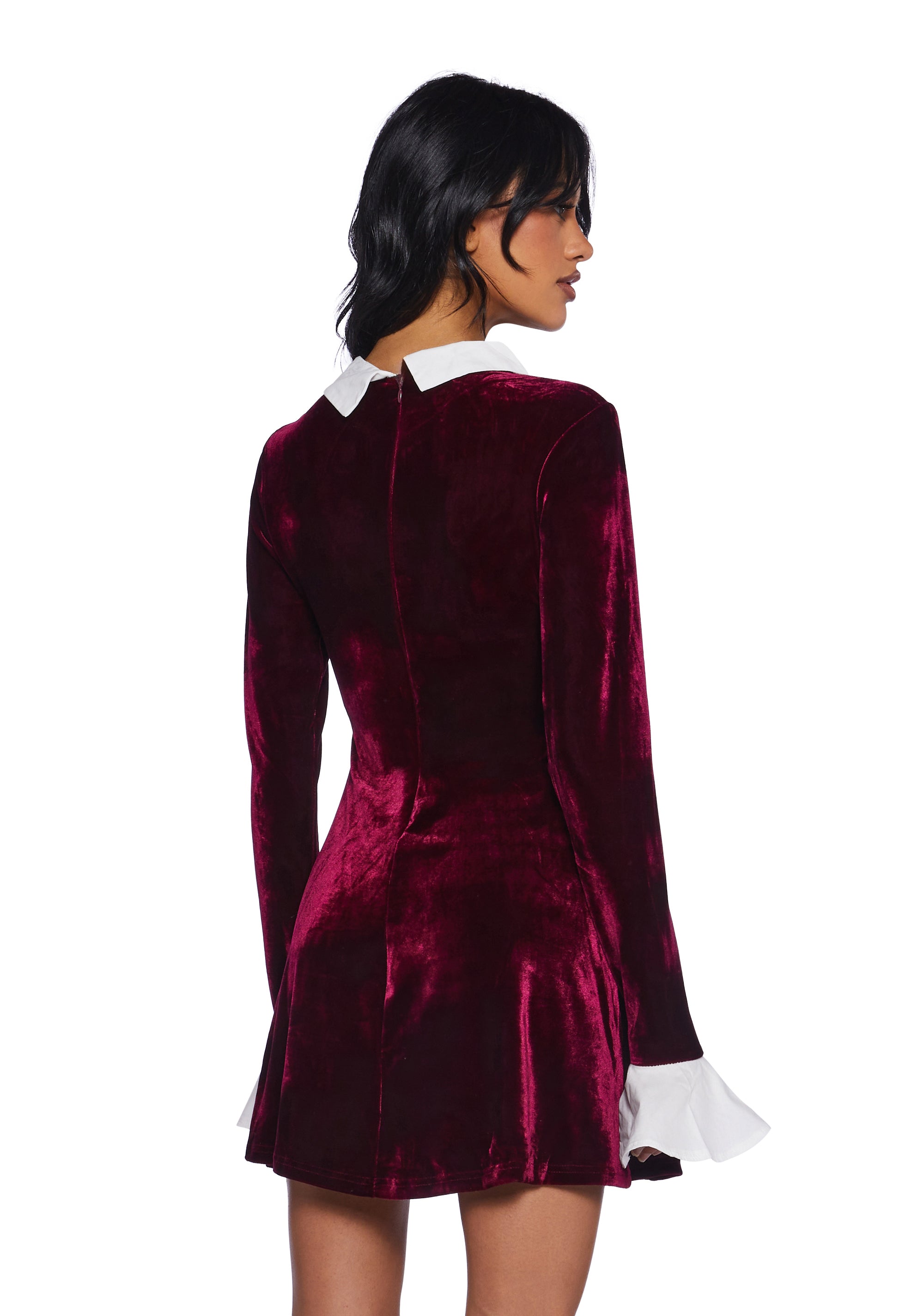 Witch Way Out Velvet Dress