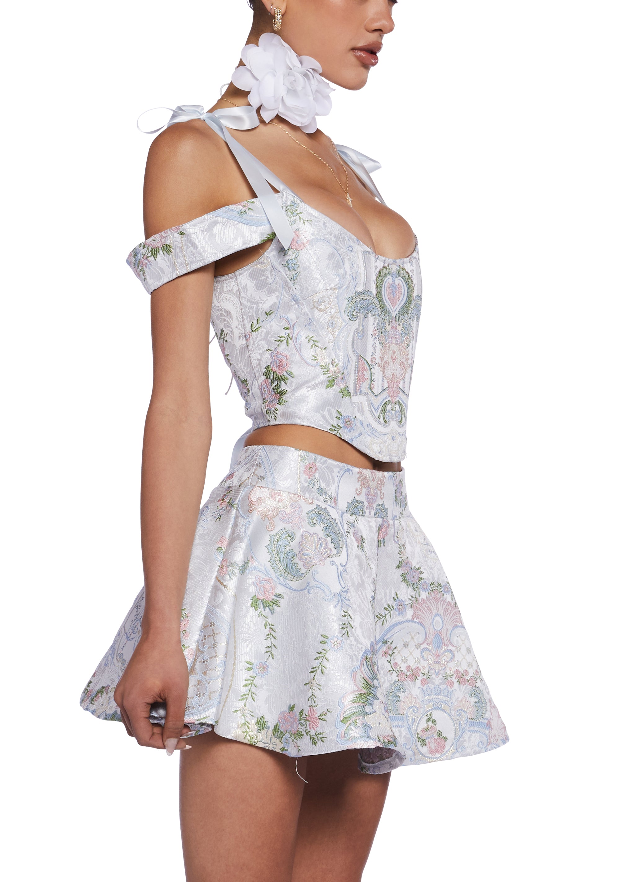 sobre ドレス　sugar B. Darlin Sequin Sheer/Nude Pattern V-Neck Spaghetti Strap