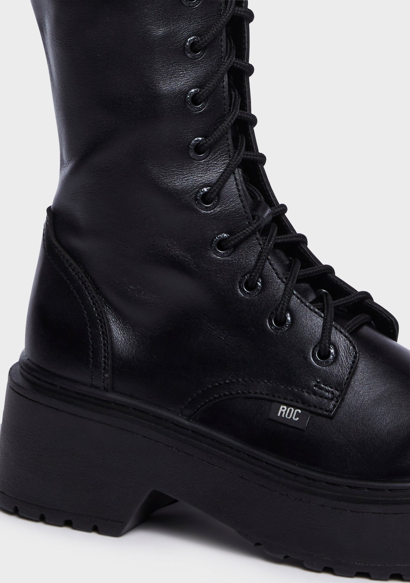 ROC Boots Australia Tulsa Leather CalfHigh Boots Dolls Kill