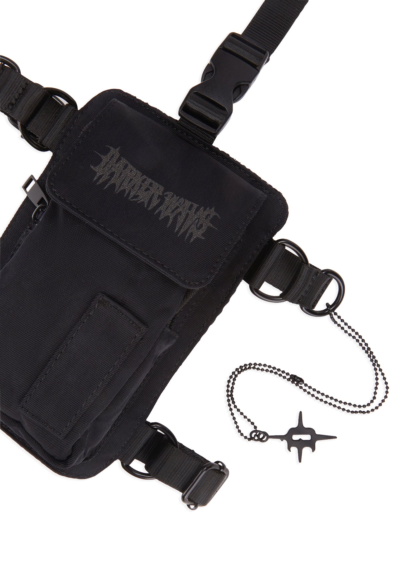 Darker Wavs Leg Garter Pocket Belt Bag - Black Dolls Kill Darker Wavs Leg Garter Pocket Belt Bag - Black Dolls Kill