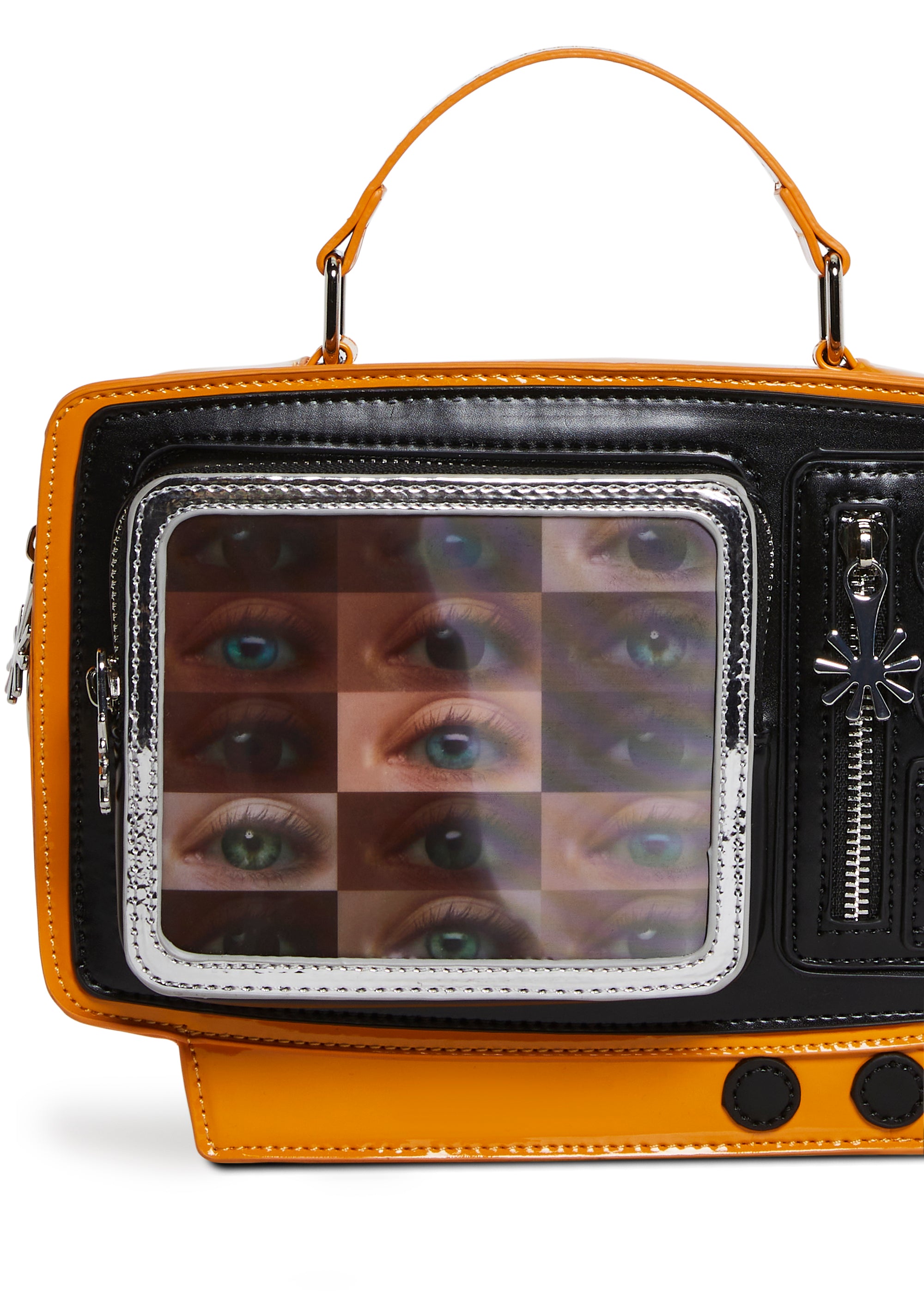 Delia's Retro TV Blinking Eye Crossbody Bag - Orange – Dolls Kill