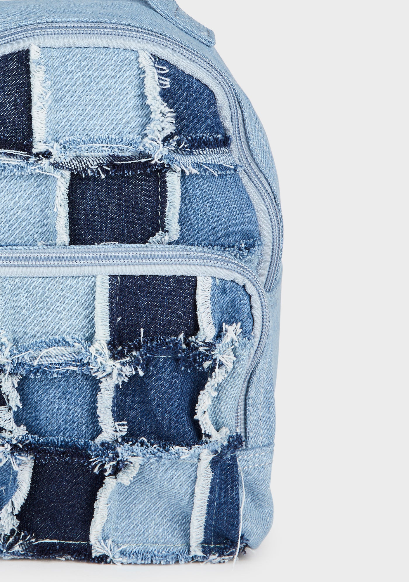 denim patchwork mini backpack Delias Groovy Patchwork Denim Mini Backpack