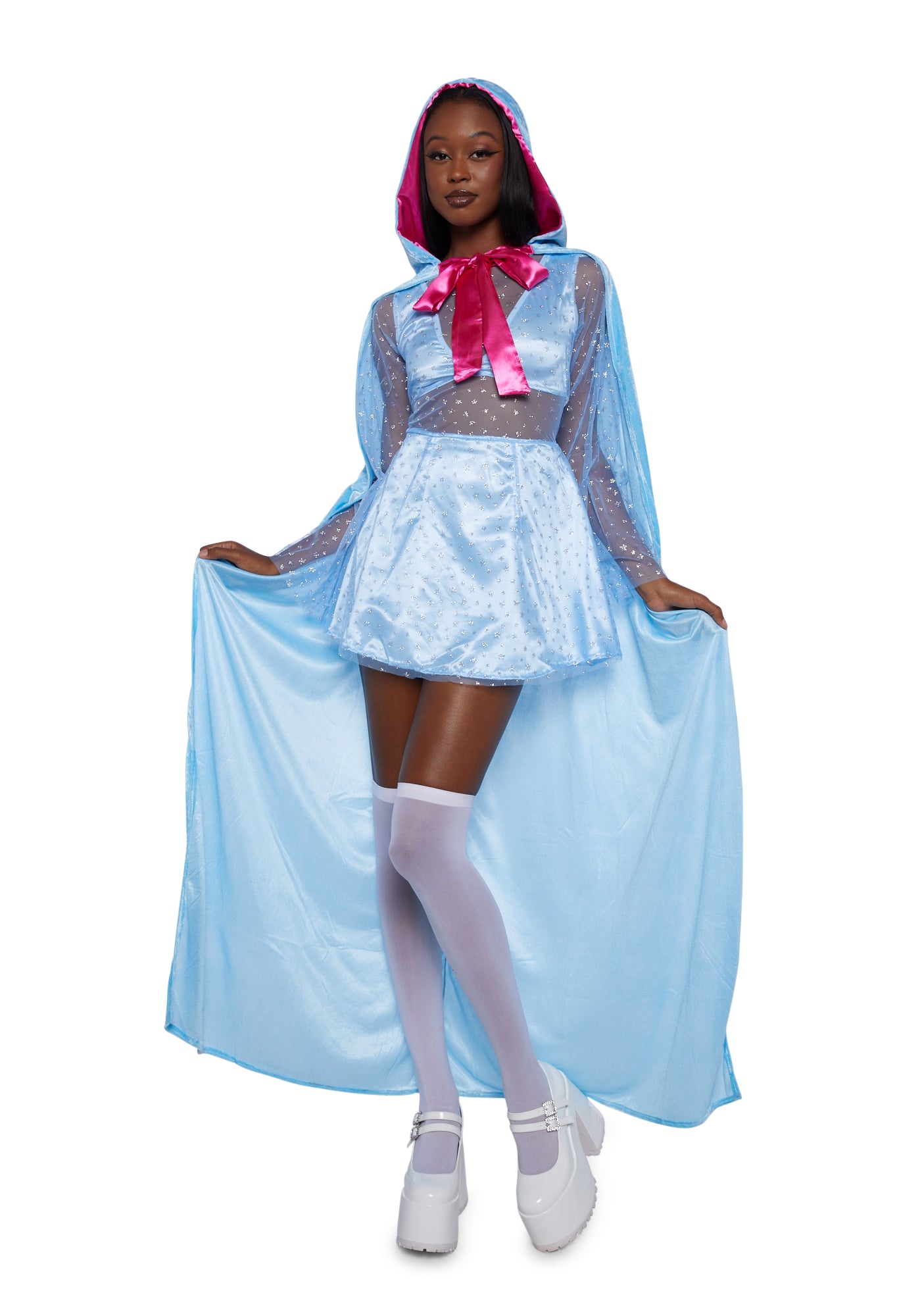 Magic Godmother Costume - Light Blue  Dolls Kill