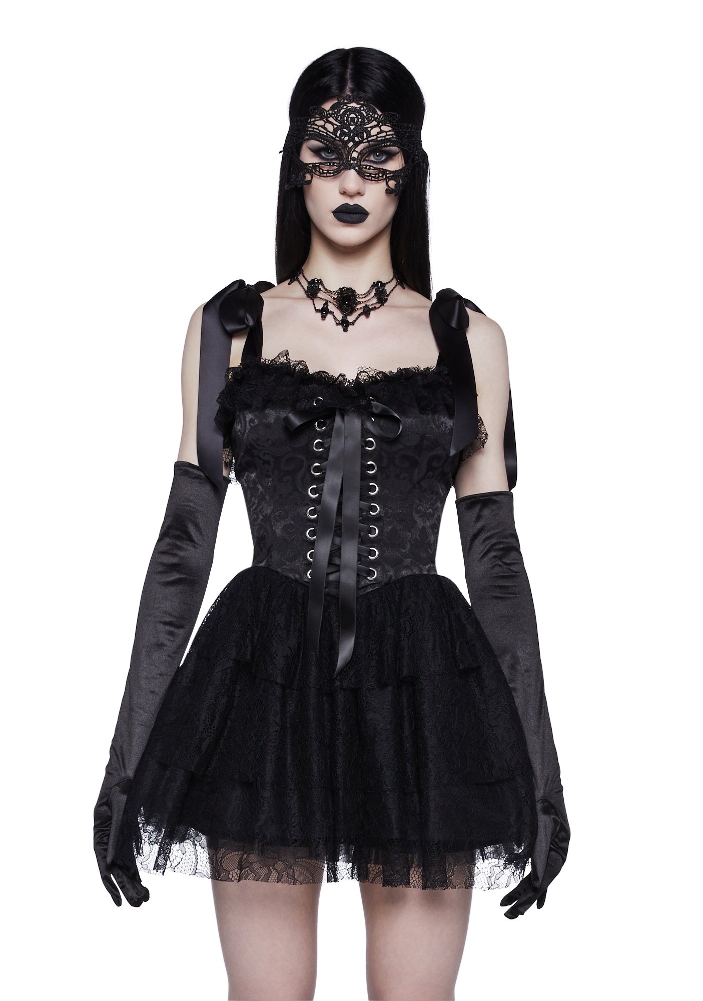 Trickz N Treatz Goth French Queen Costume - Black – Dolls Kill