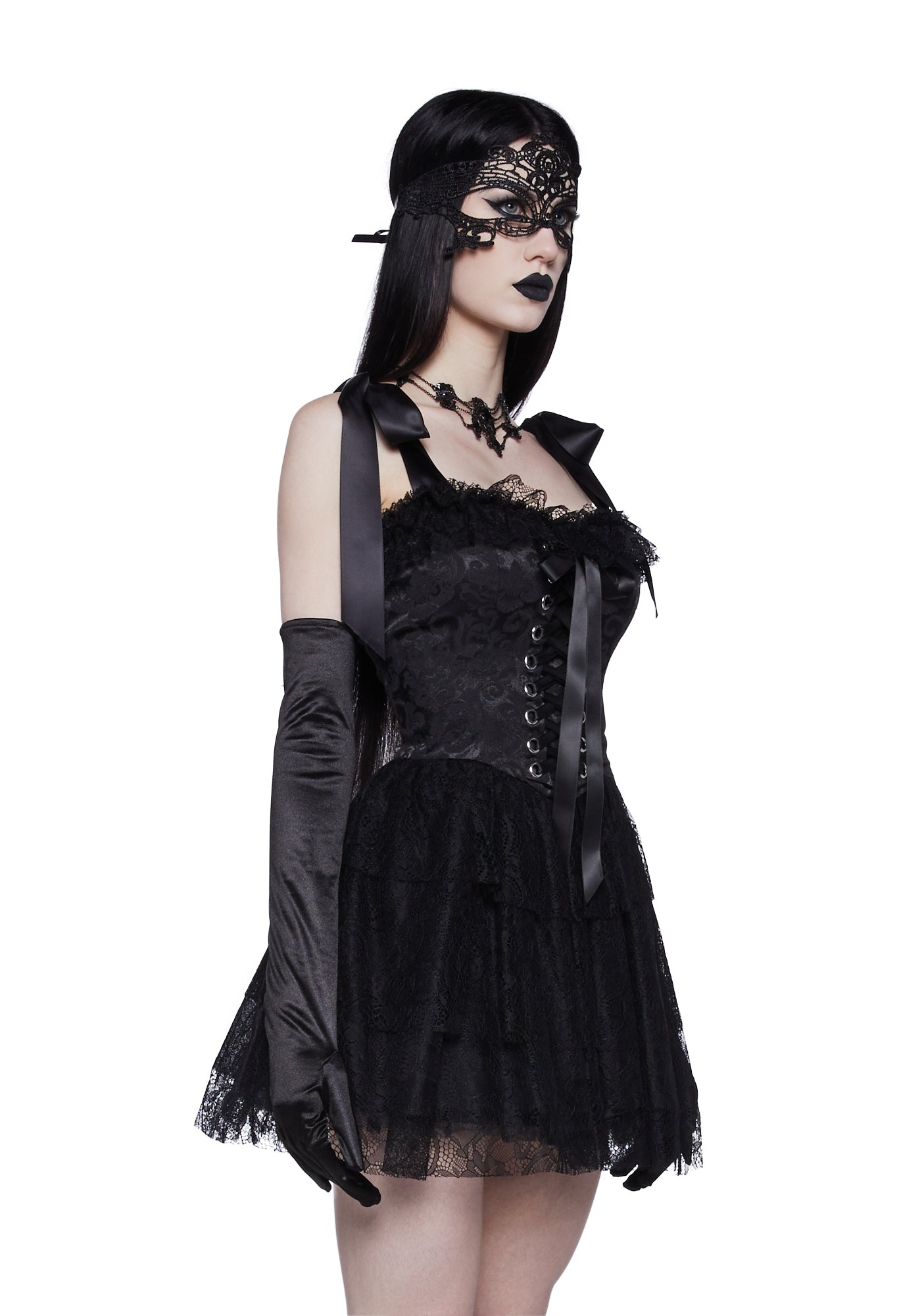 Marie Antoinette Goth French Queen Costume - Black – Dolls Kill